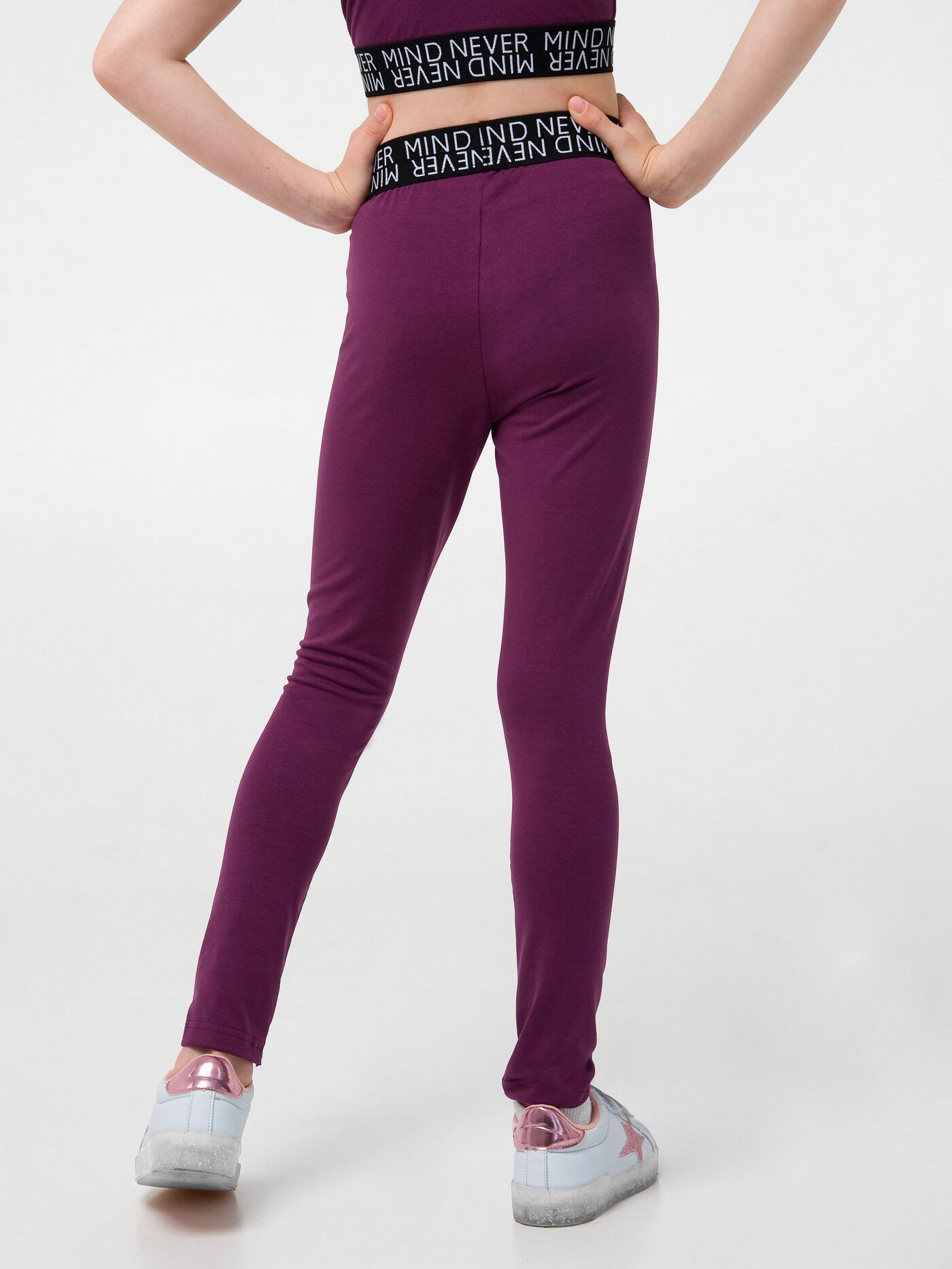 Спортивные лосины для девочки SMIL бордовые 115411/115414/115491 - фотография