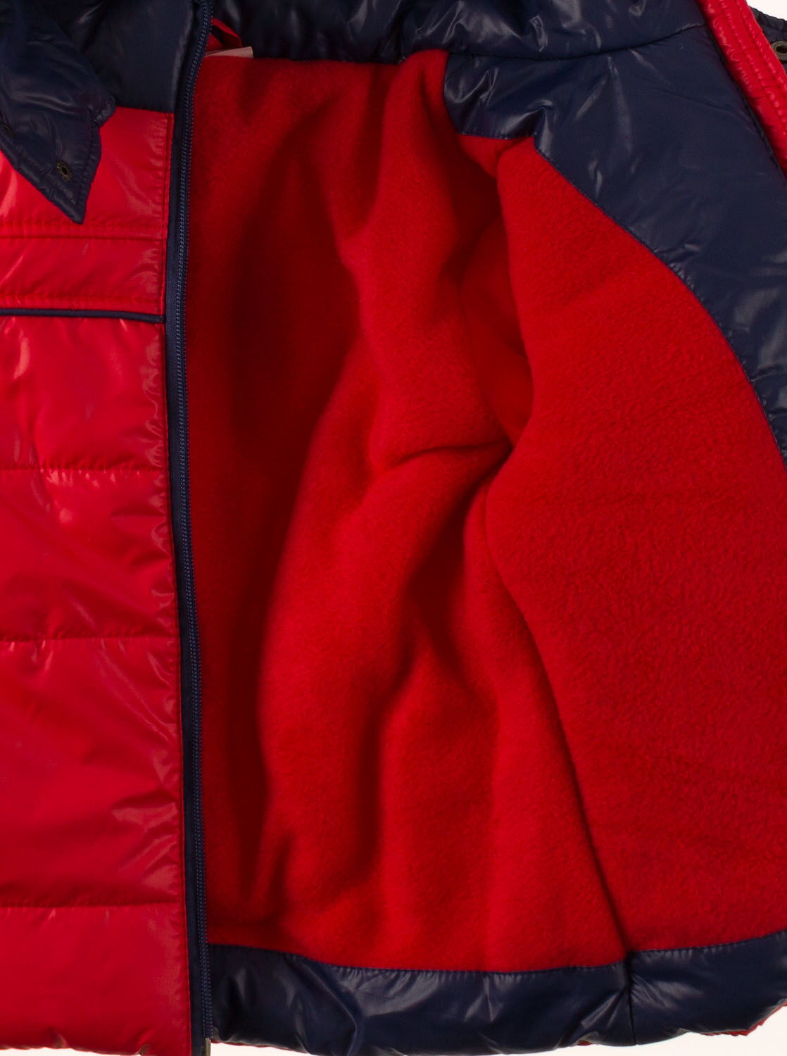 Куртка зимняя для мальчика Одягайко красная 2748О - размеры
