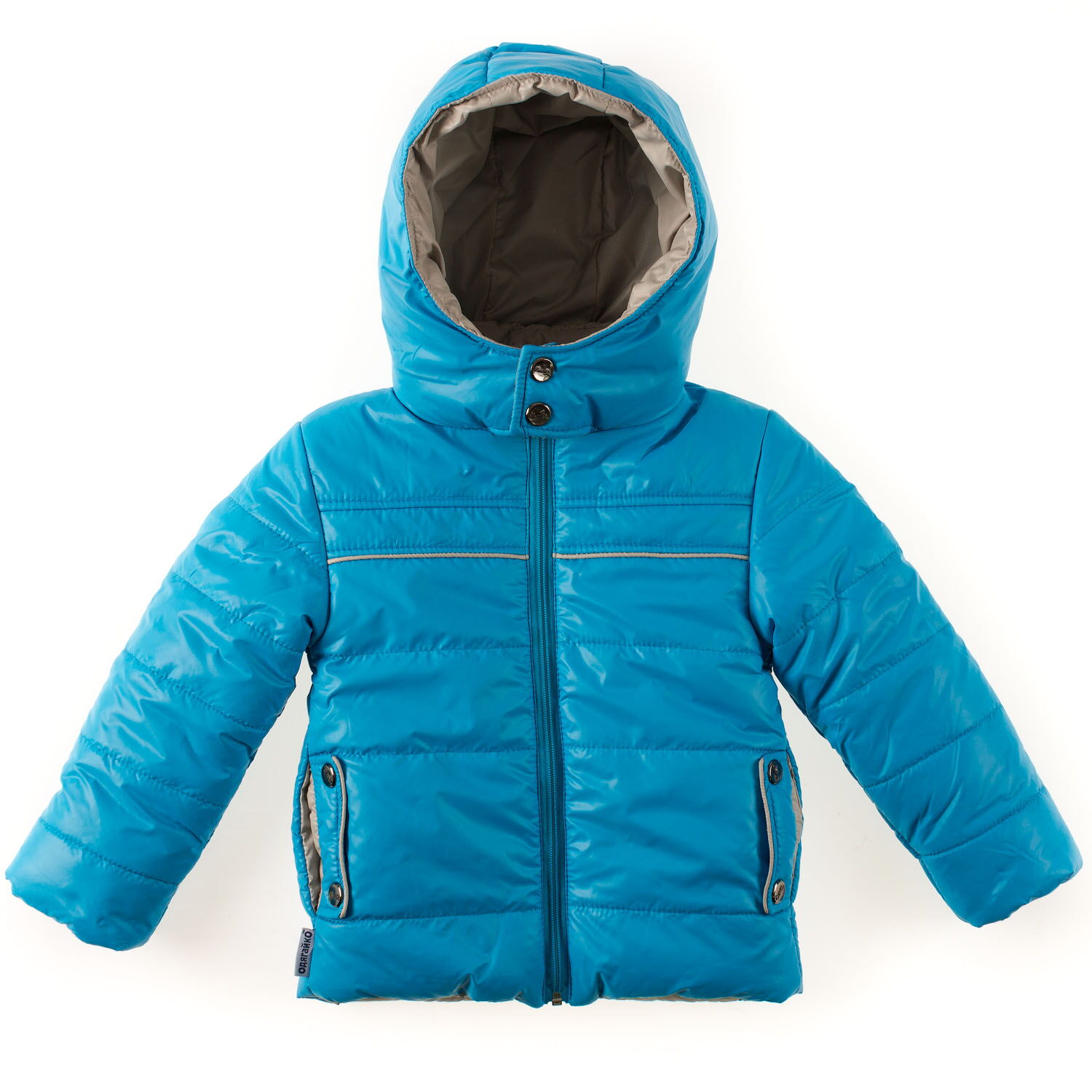 Куртка зимняя для мальчика Одягайко голубая 2748О - цена