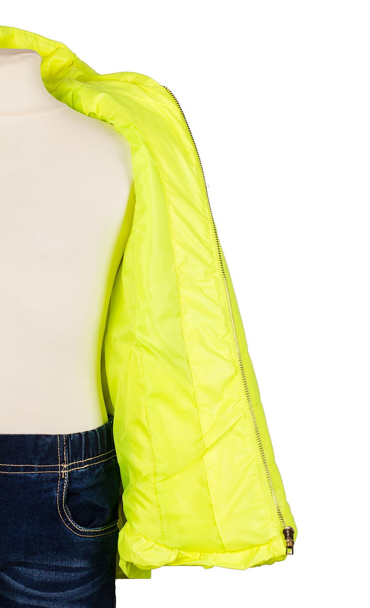 Куртка для девочки Одягайко салатовая 2633 - размеры