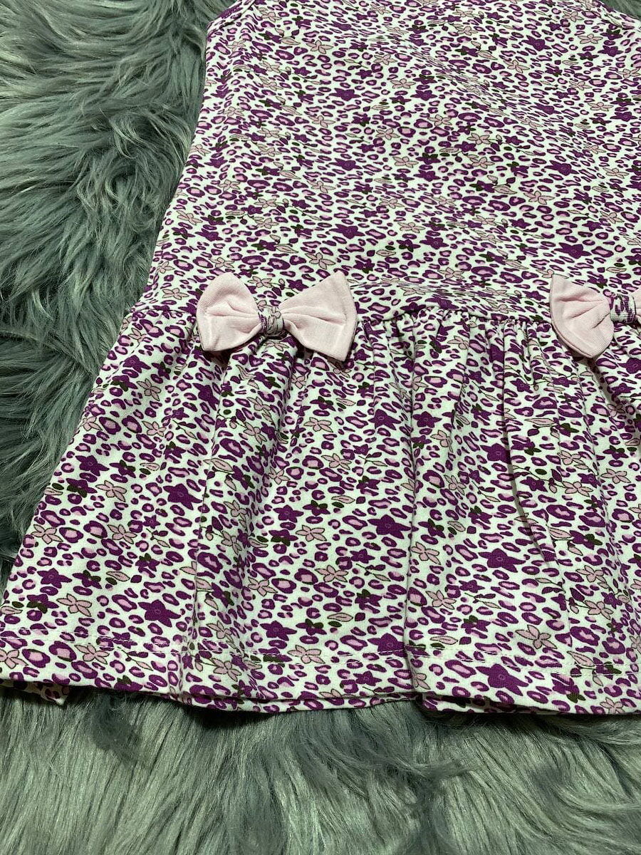 Сарафан для девочки Barmy Цветочки сиреневый 0424 - фото