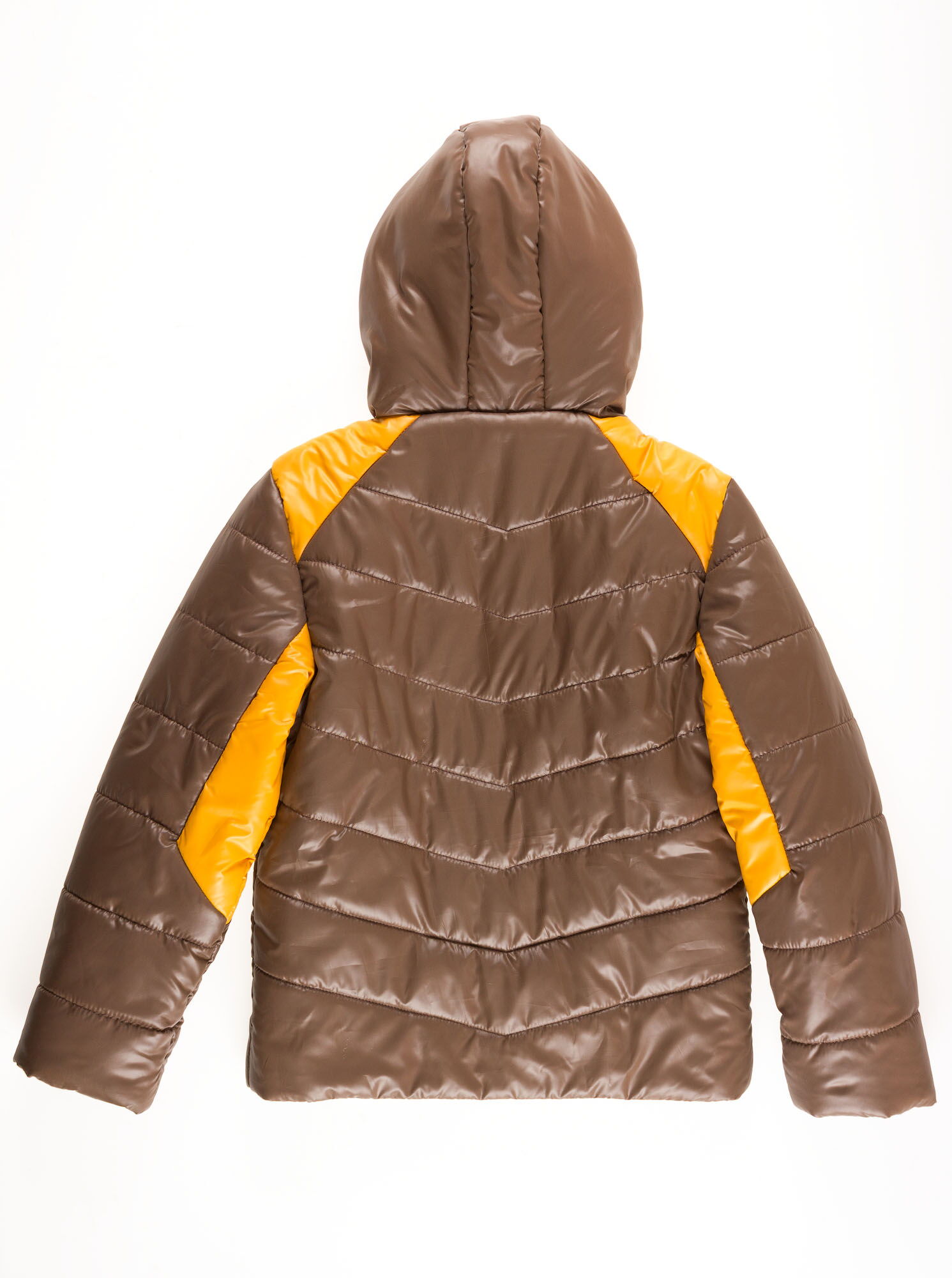 Куртка для мальчика ОДЯГАЙКО коричневая 22098О - фото
