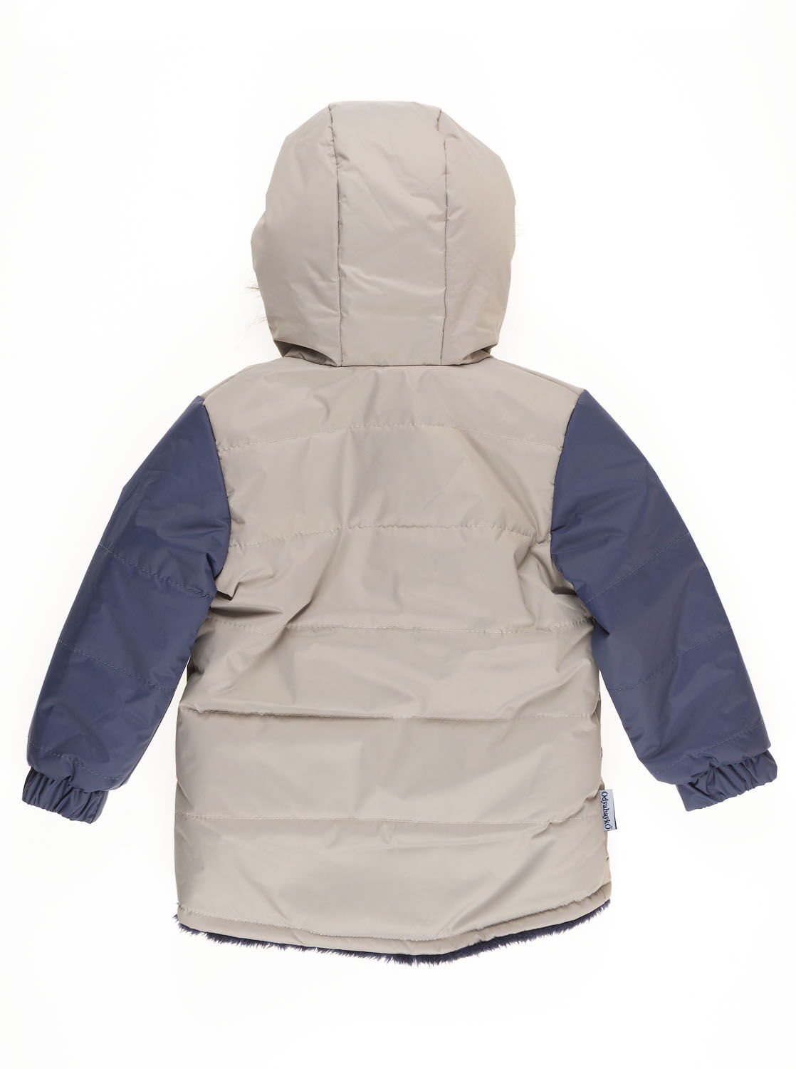 Куртка для мальчика ОДЯГАЙКО серая 22141 - размеры