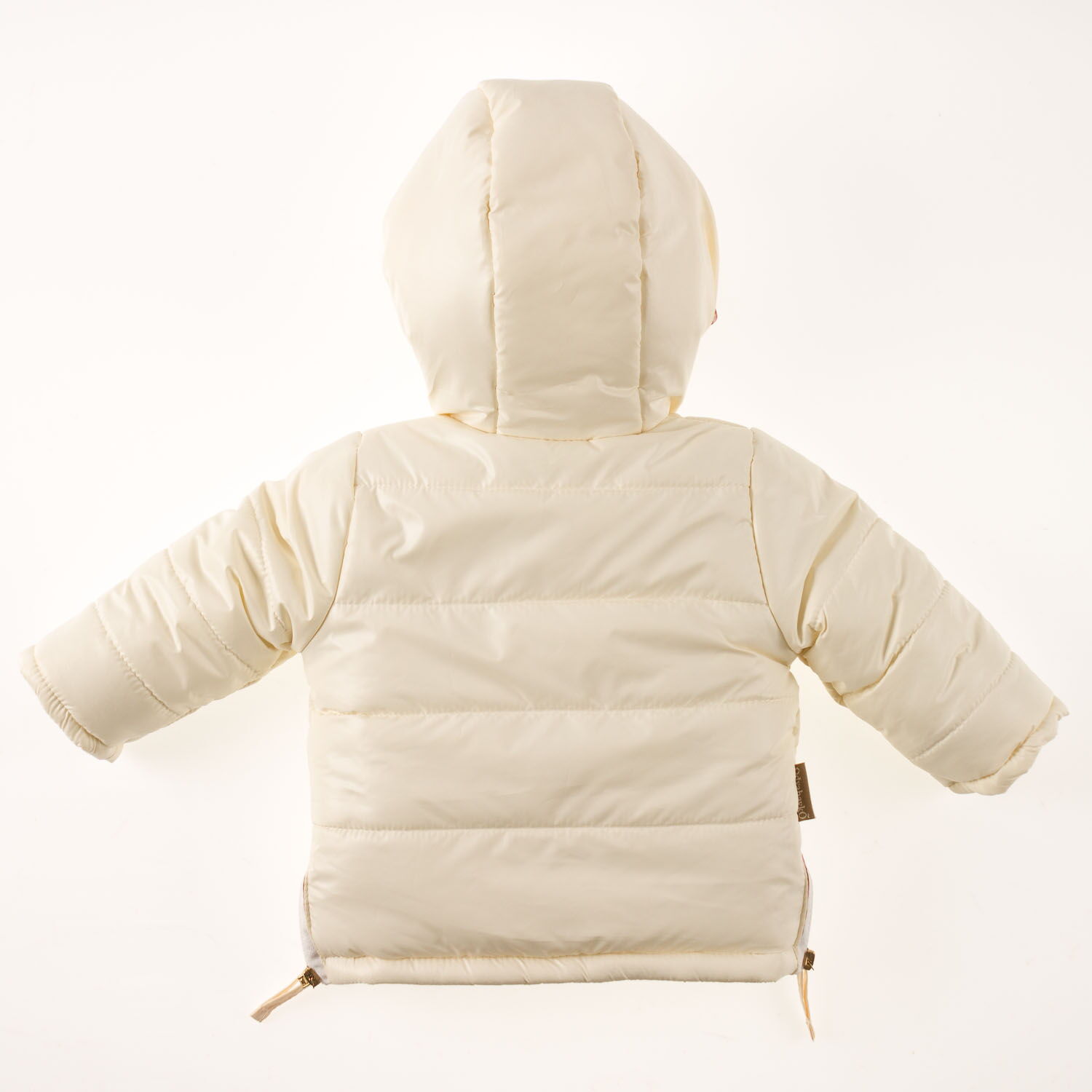 Куртка зимняя для девочки Одягайко молочная 20040О - размеры