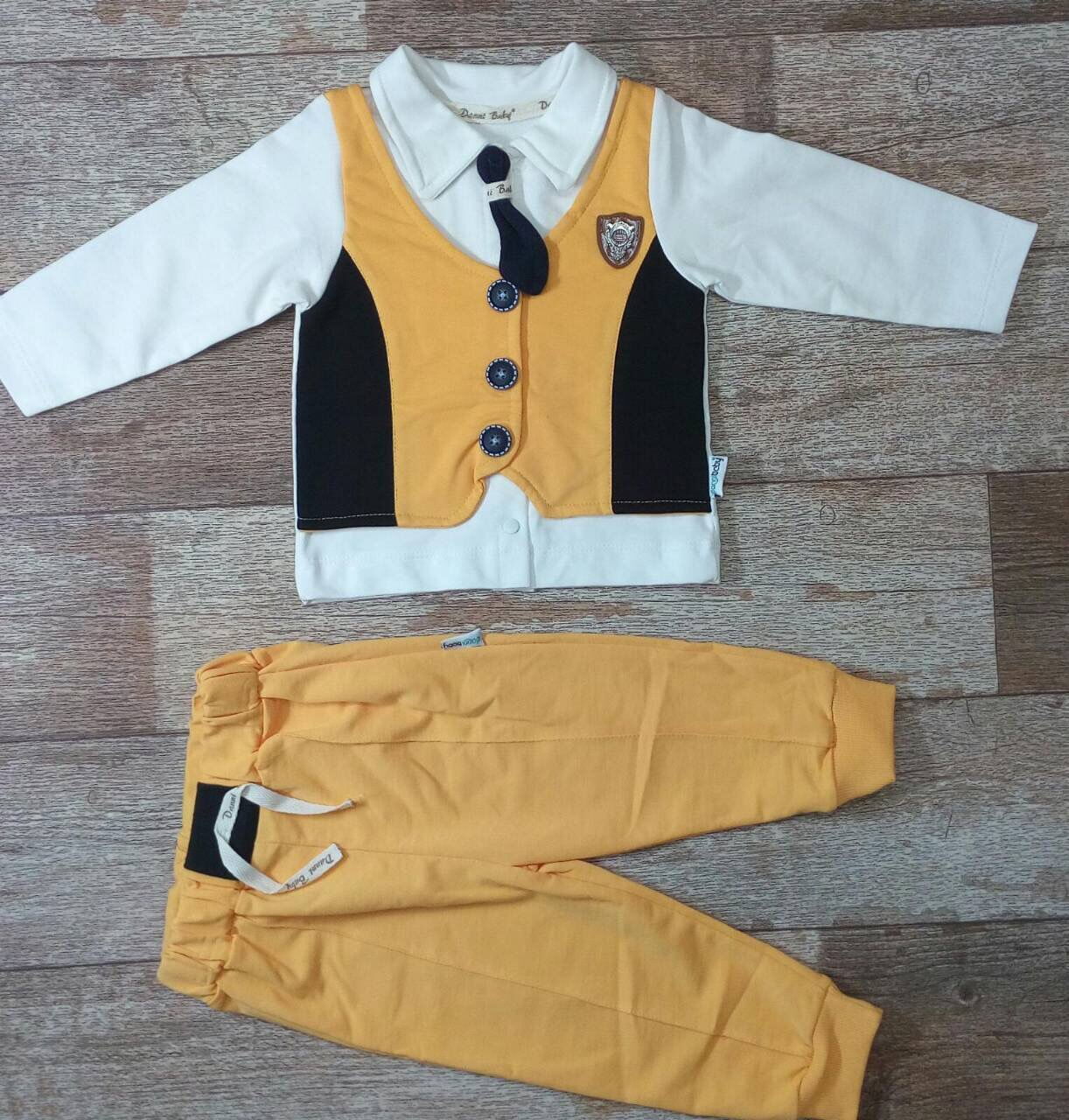 Нарядный костюм для мальчика Danny baby Джентельмен желтый 234 - цена