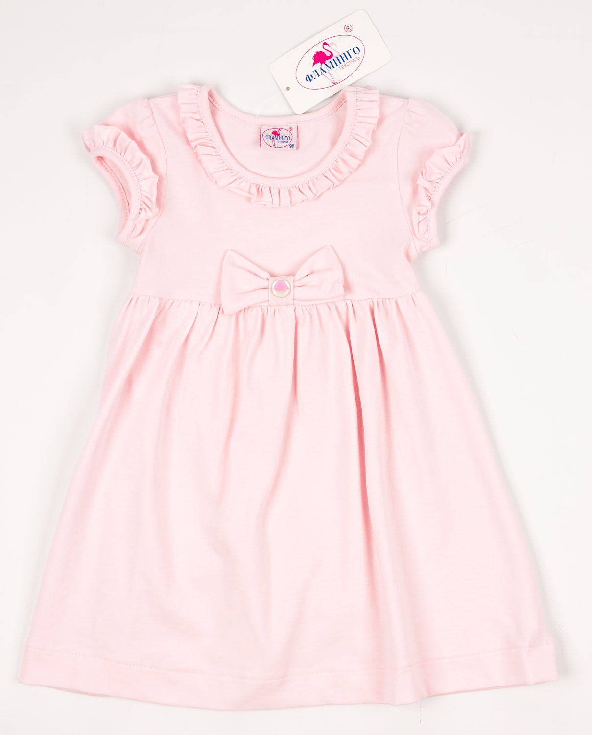 Платье для девочки Фламинго розовое 902-416 - цена