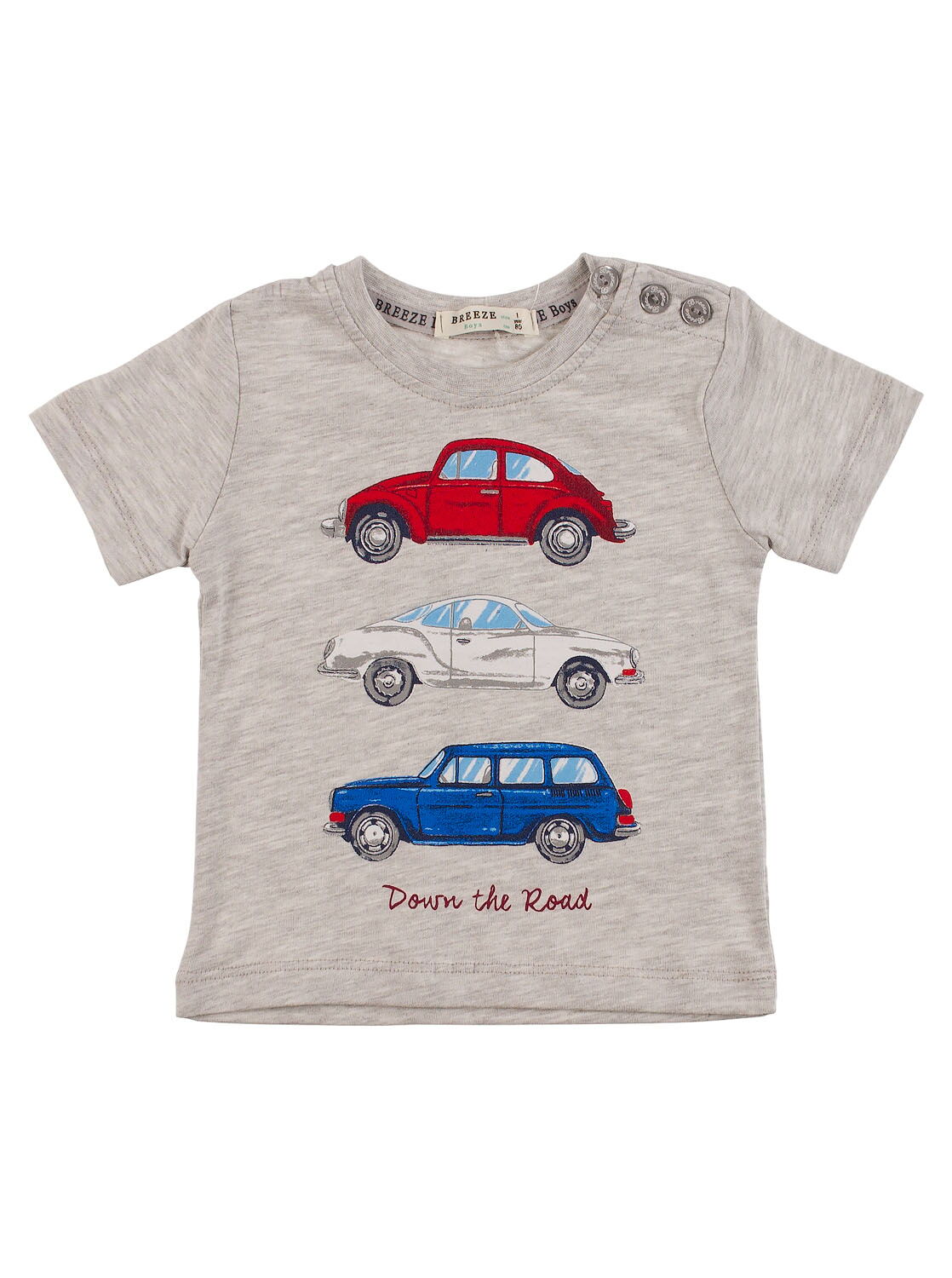 Комплект футболка и шорты Breeze Машинки синий 12365 - размеры