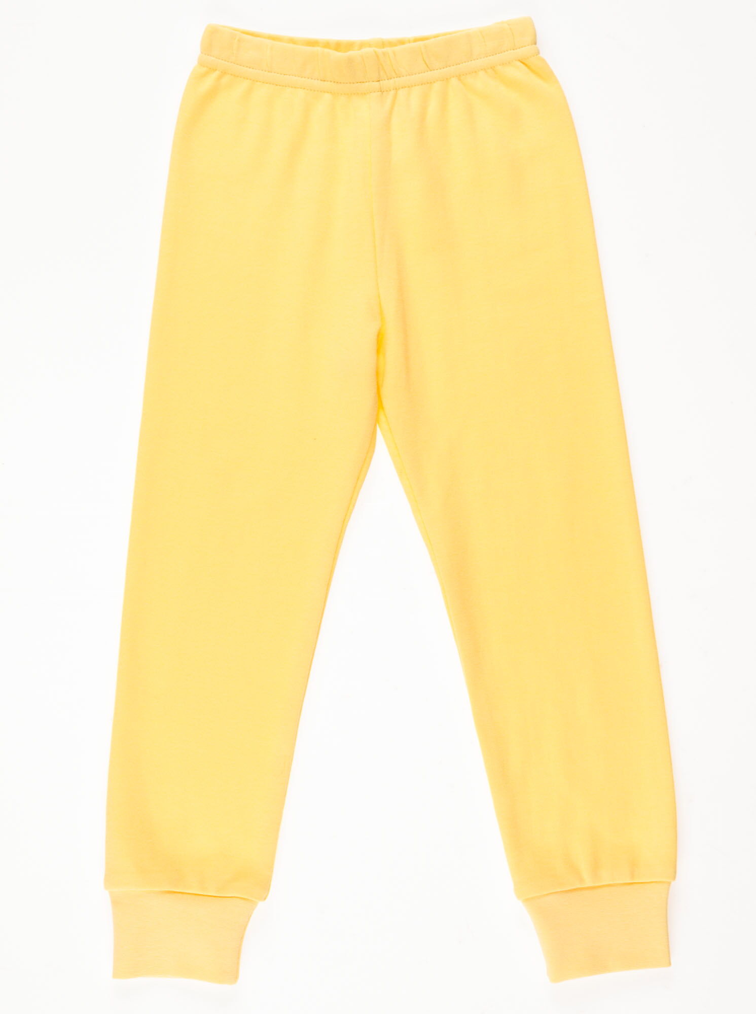 Пижама для девочки Interkids Макароны желтый 1094 - фото