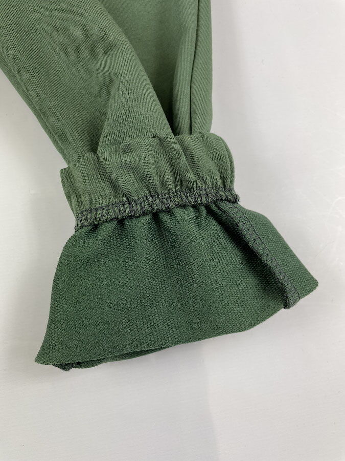 Спортивные штаны детские Semejka зеленые 0403 - размеры