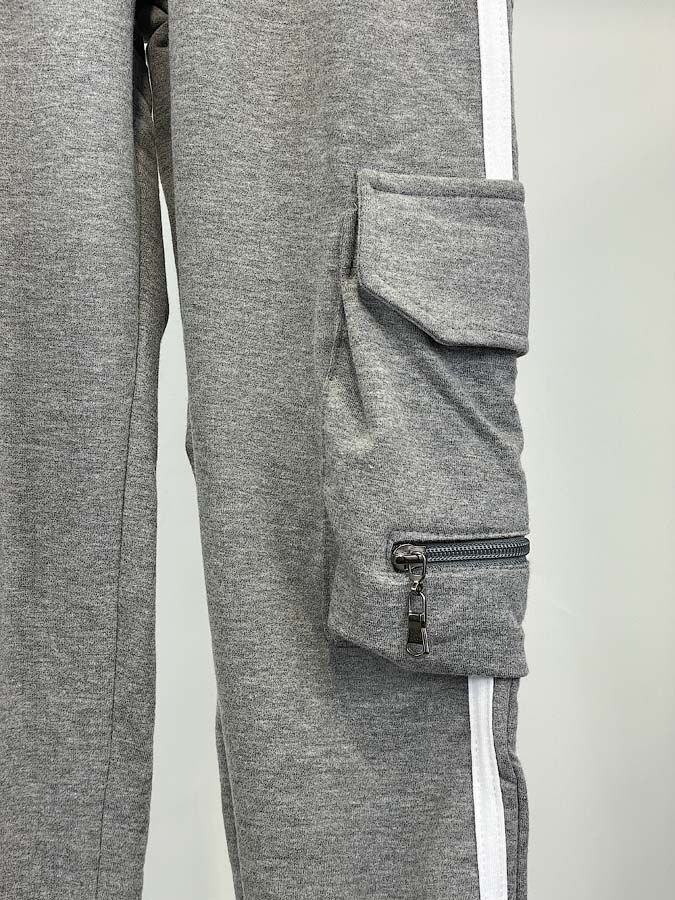 Спортивные штаны детские Breeze серые 16548 - размеры