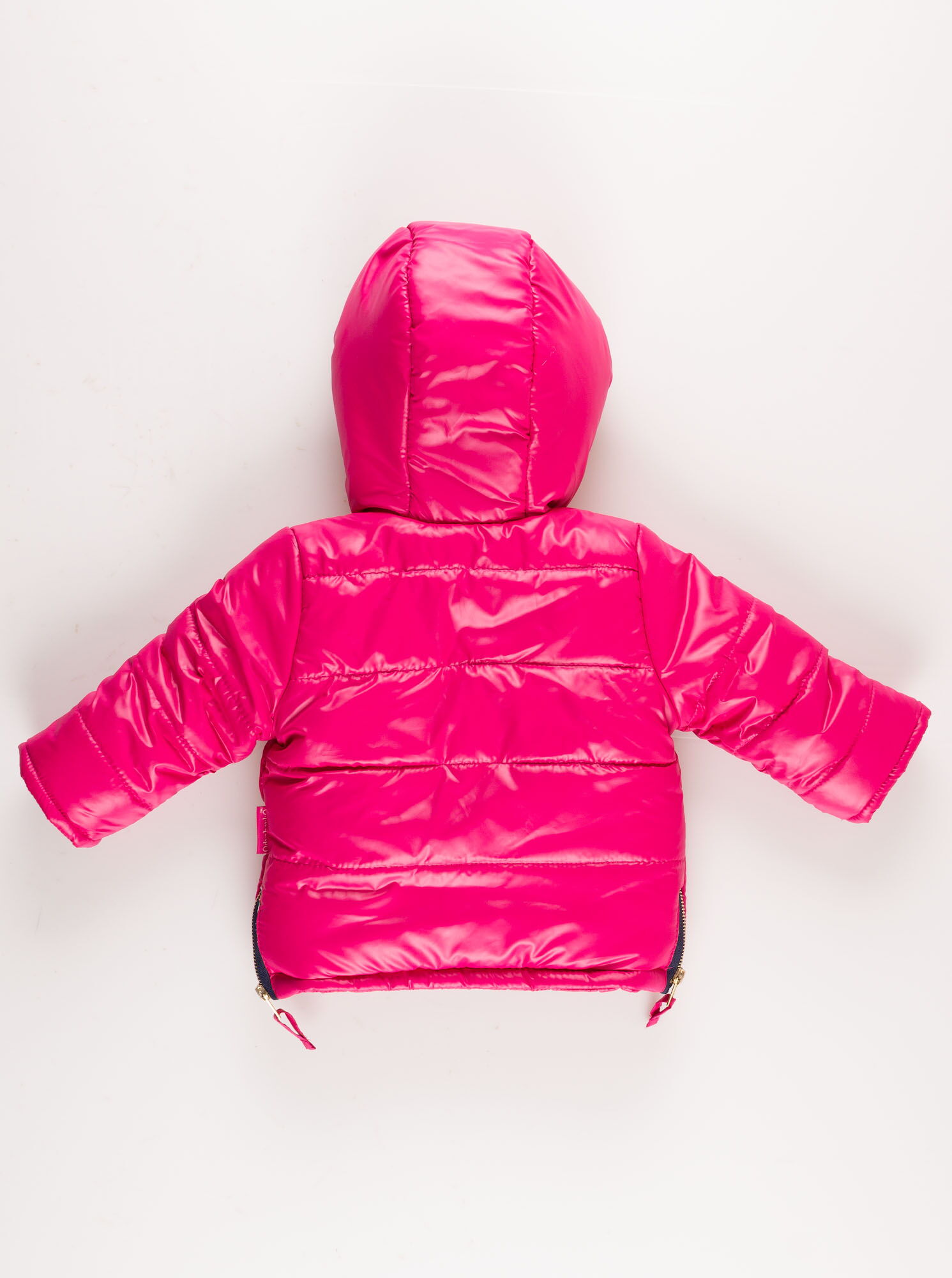 Куртка зимняя для девочки Одягайко малиновая 20040 - фото