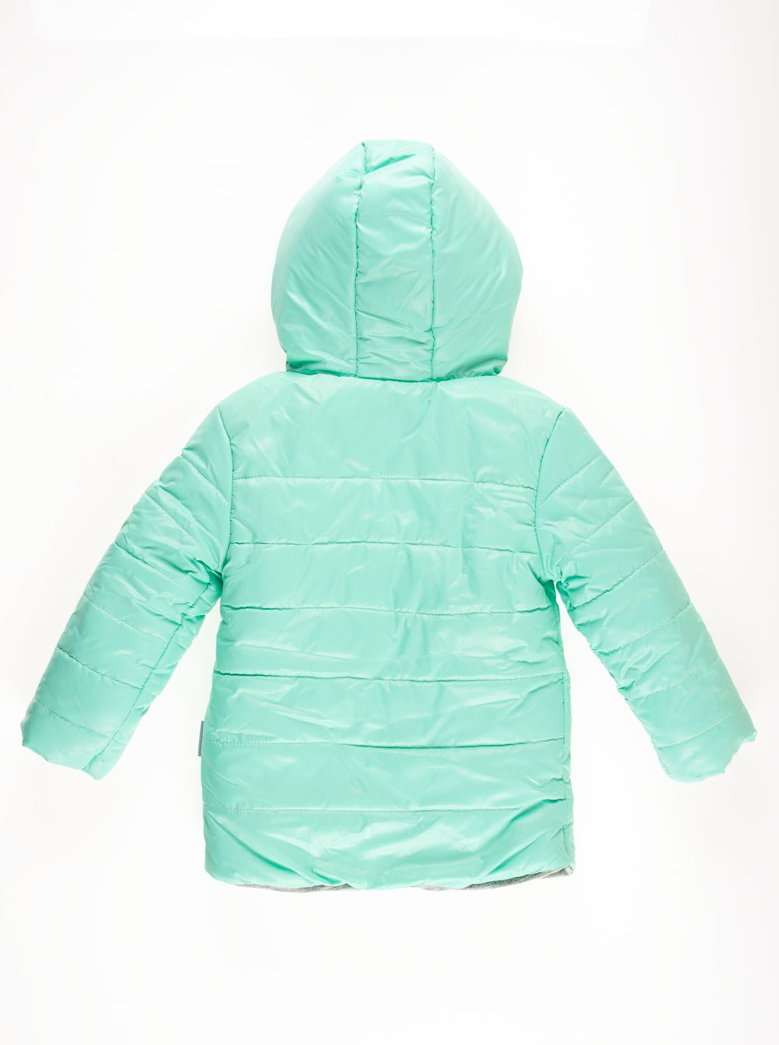 Куртка зимняя для девочки Одягайко мята 20018 - фото