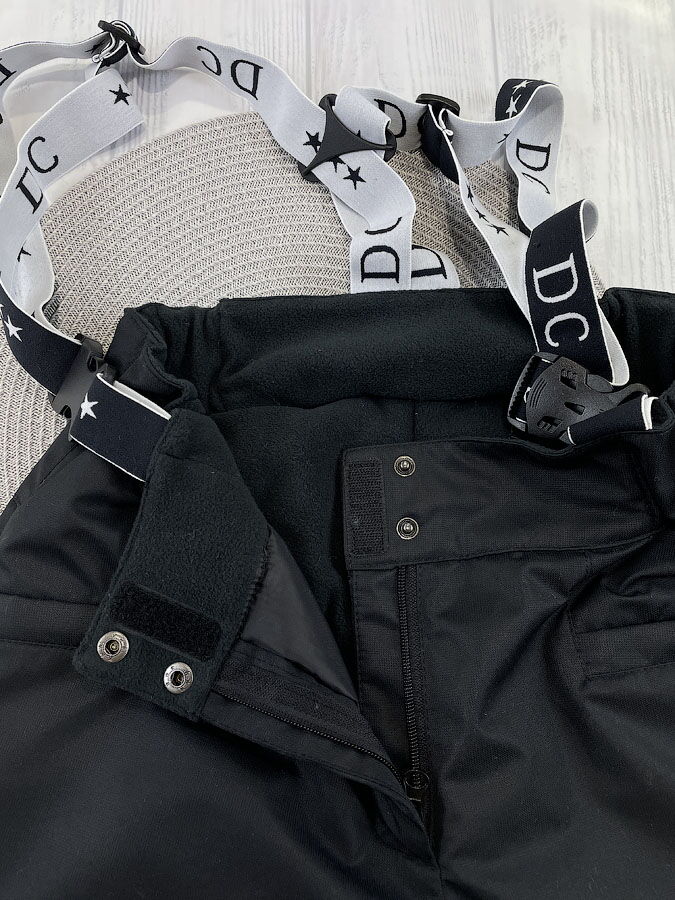 Штаны лыжные детские DC Kids черные 0112 - купить