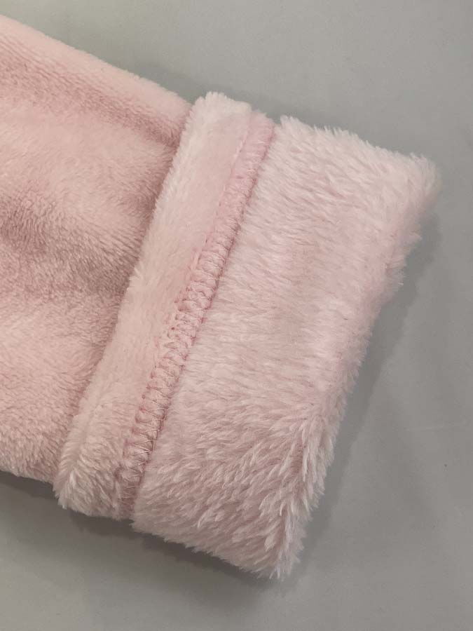 Теплый халат вельсофт для девочки Фламинго Бегемотик розовый 789-900 - купить