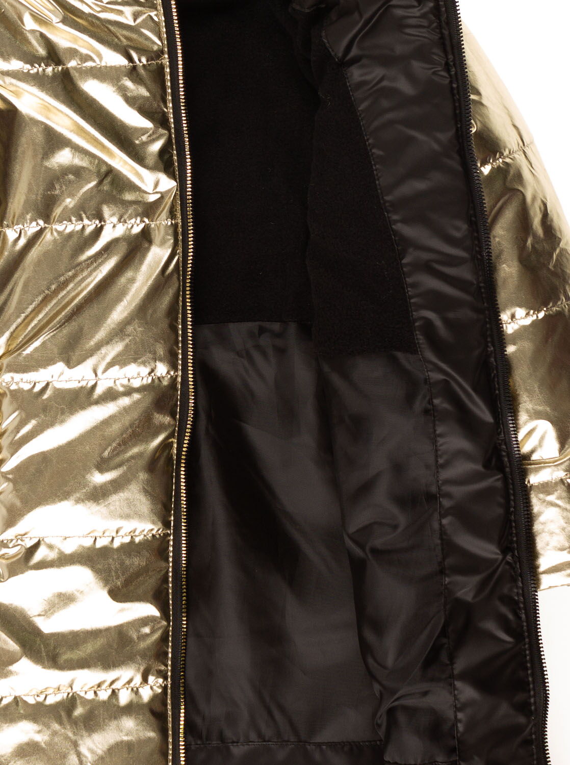Куртка для девочки Одягайко золотая 22352 - размеры