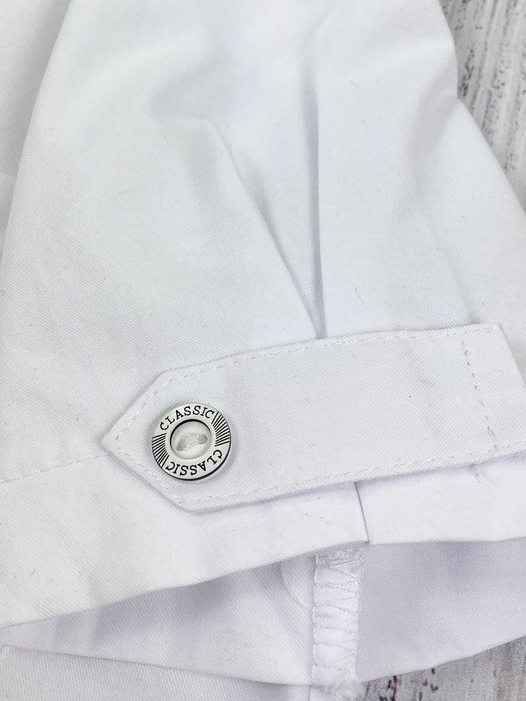 Рубашка для девочки Mevis Time to go белая 4134-01 - фотография