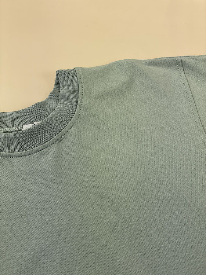 Базовый детский свитшот Mevis мятный 5262-05 - картинка