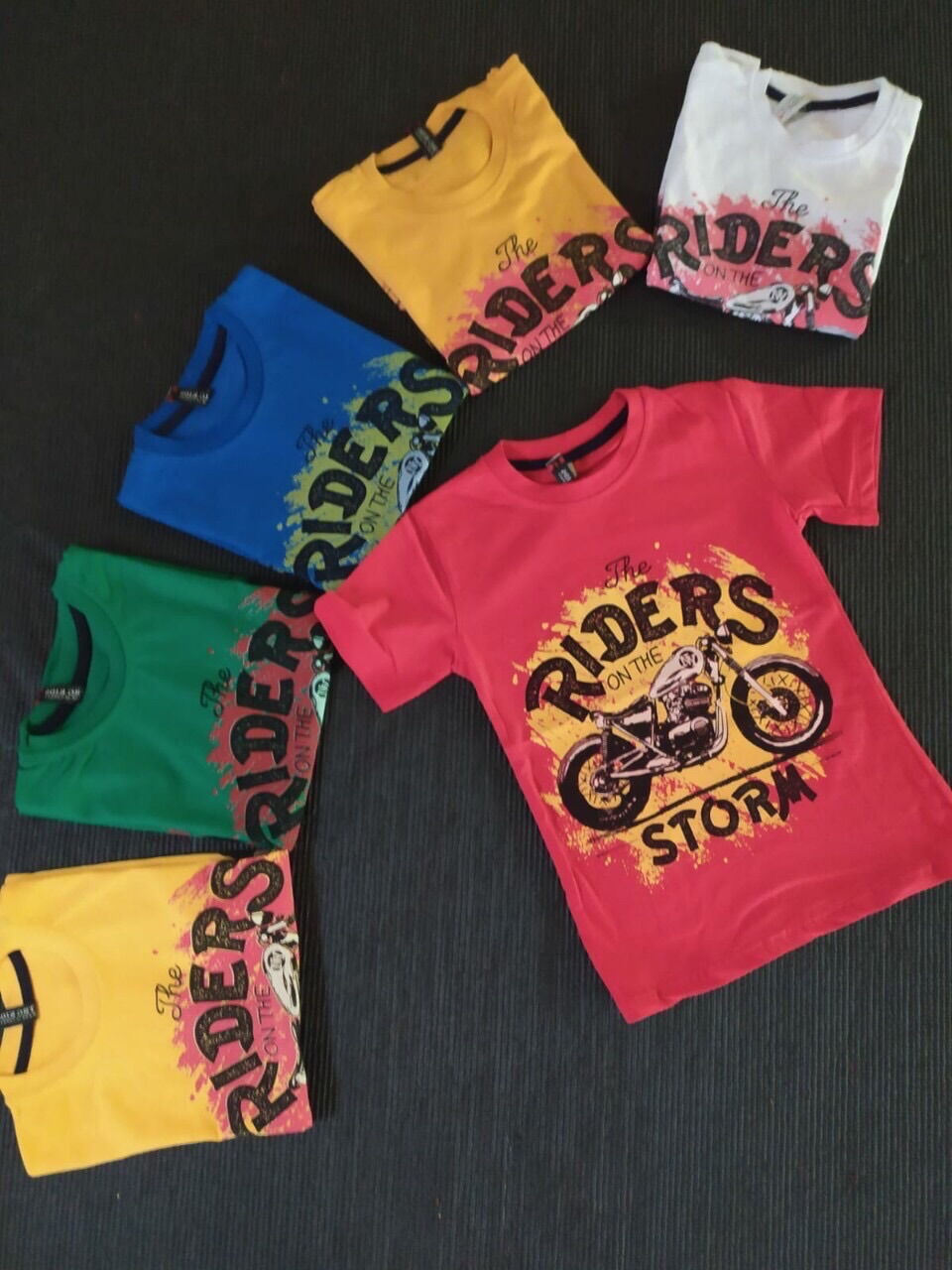 Футболка для мальчика Rider красная 574 - фото