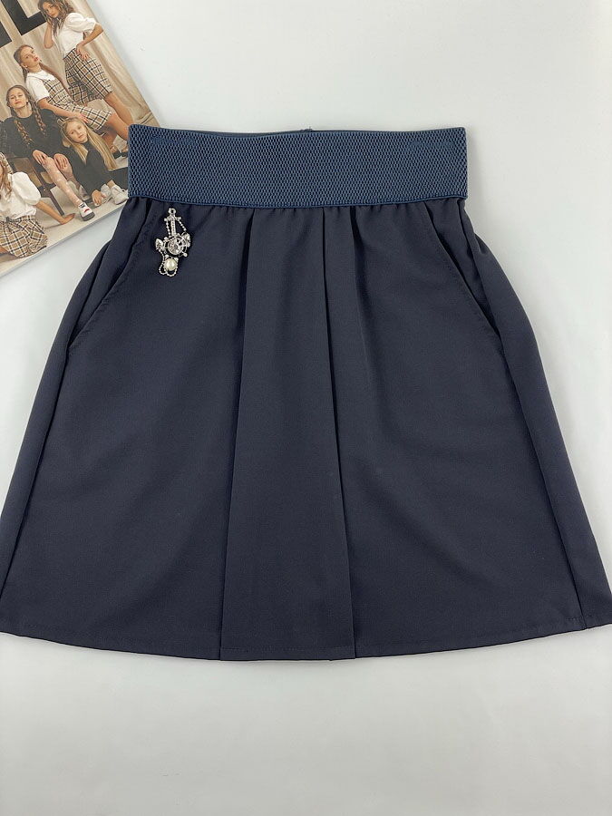 Школьная юбка для девочки SmileTime Angel темно-синяя OF20-08-2 - цена
