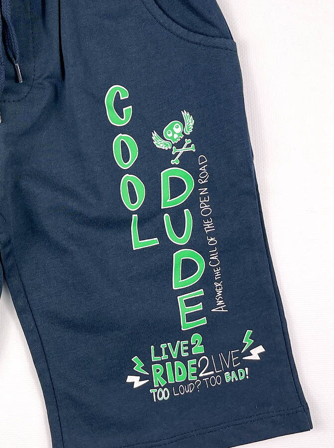Комплект футболка и шорты для мальчика Breeze Cool Dude зеленый 15397 - Киев