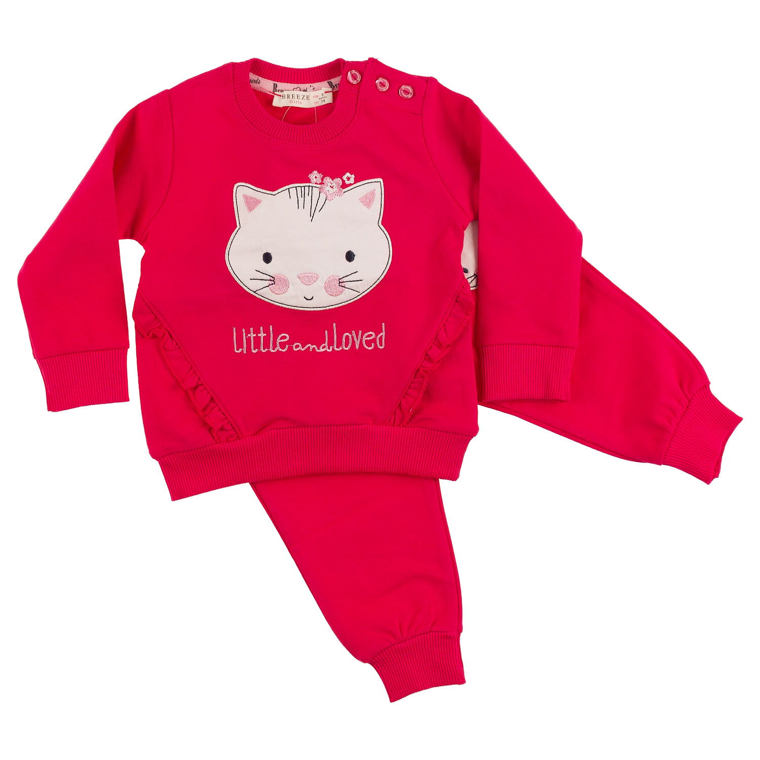 Костюм для девочки Breeze Кошечка малиновый 11615 - цена
