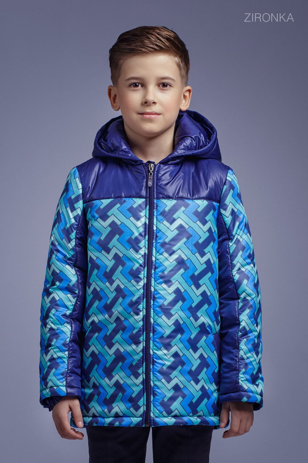 Куртка для мальчика Zironka синяя 2113-1 - цена