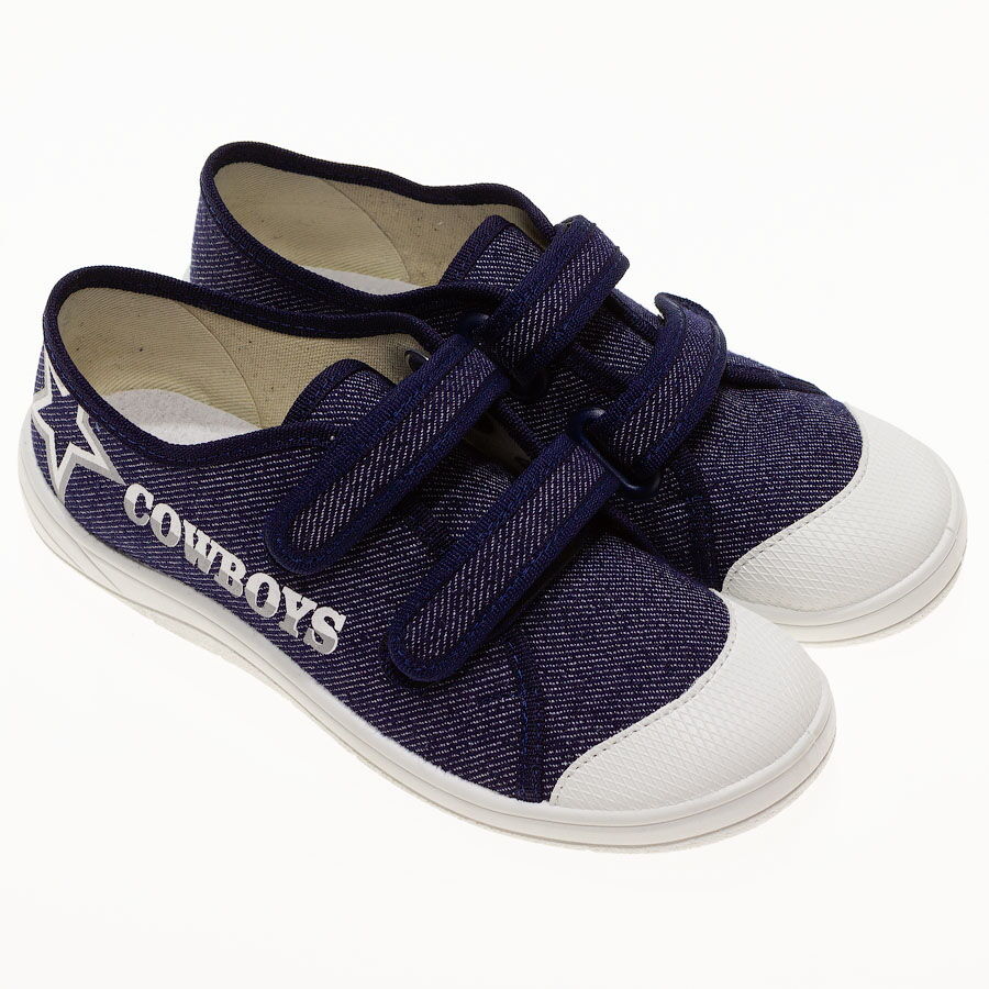 Полукеды на липучках для мальчика Waldi САША темно-синие 225-692-1 - фото