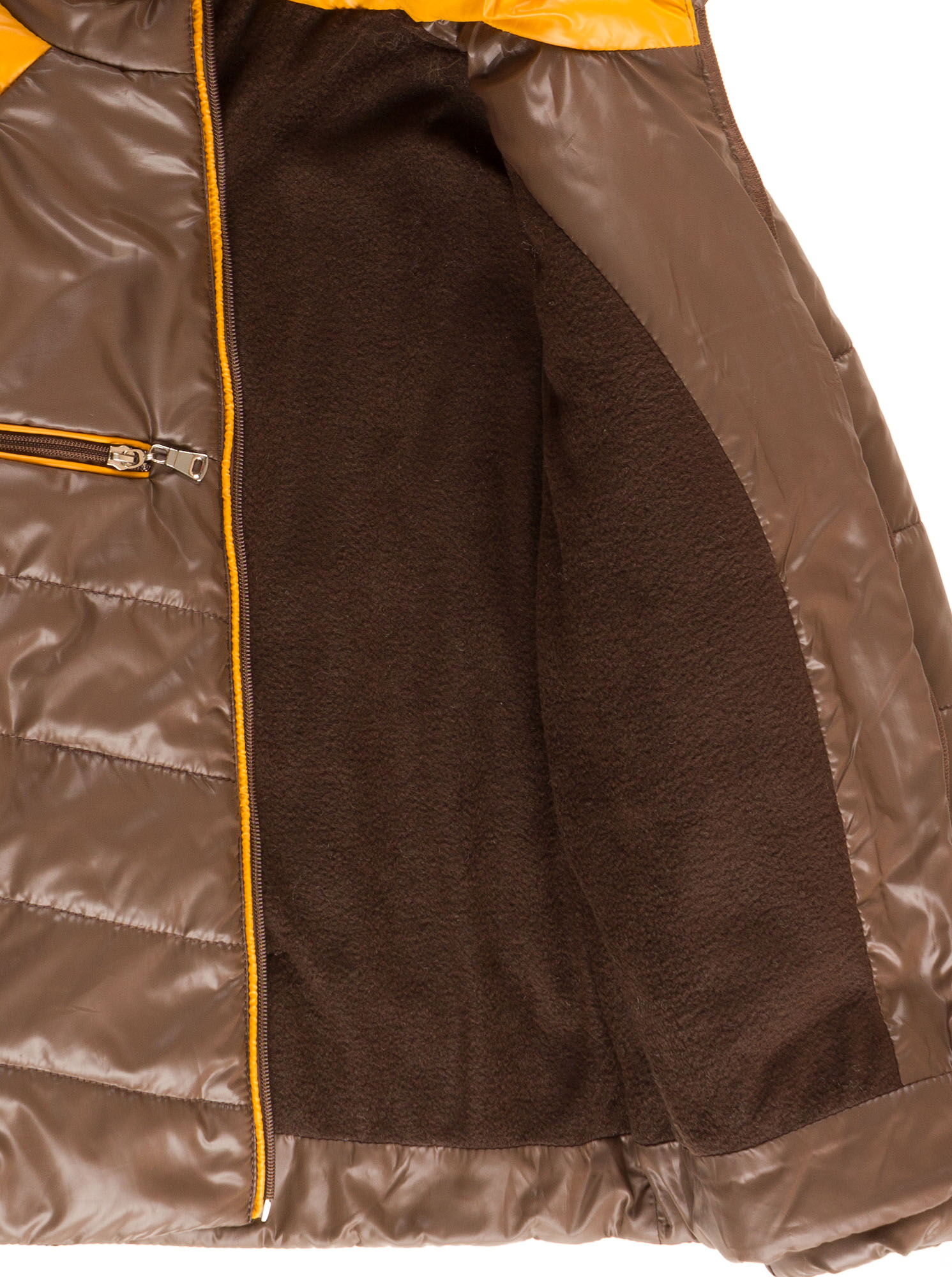 Куртка для мальчика ОДЯГАЙКО коричневая 22098О - картинка