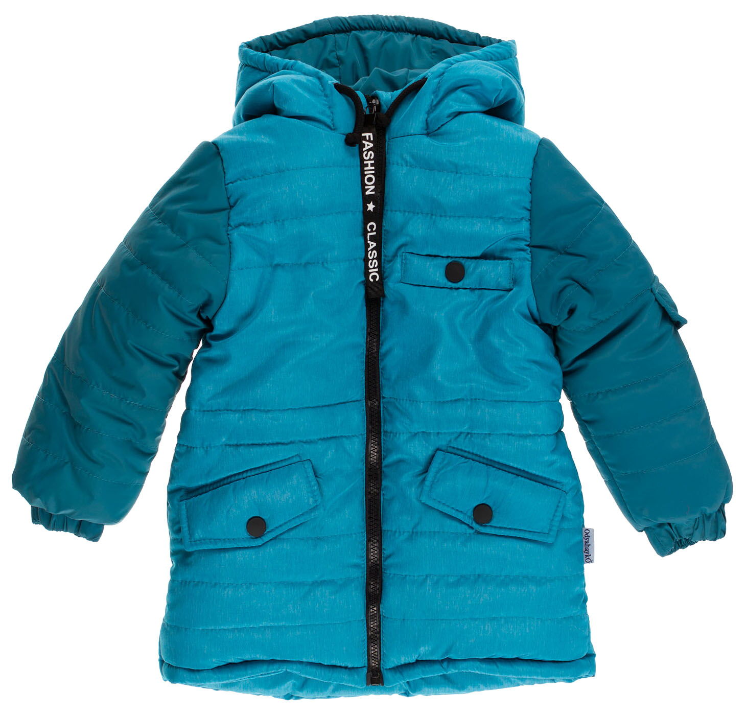 Куртка зимняя для мальчика Одягайко голубая 20140 - цена