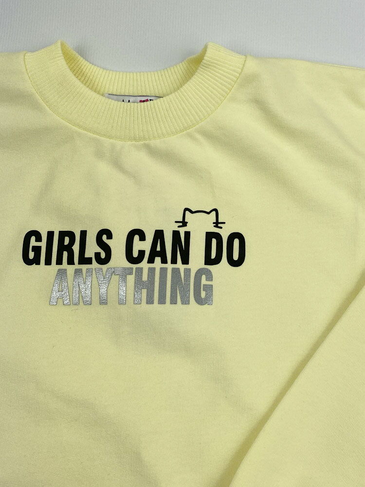 Спортивный костюм для девочки Mevis лимонный 3724-03 - купить