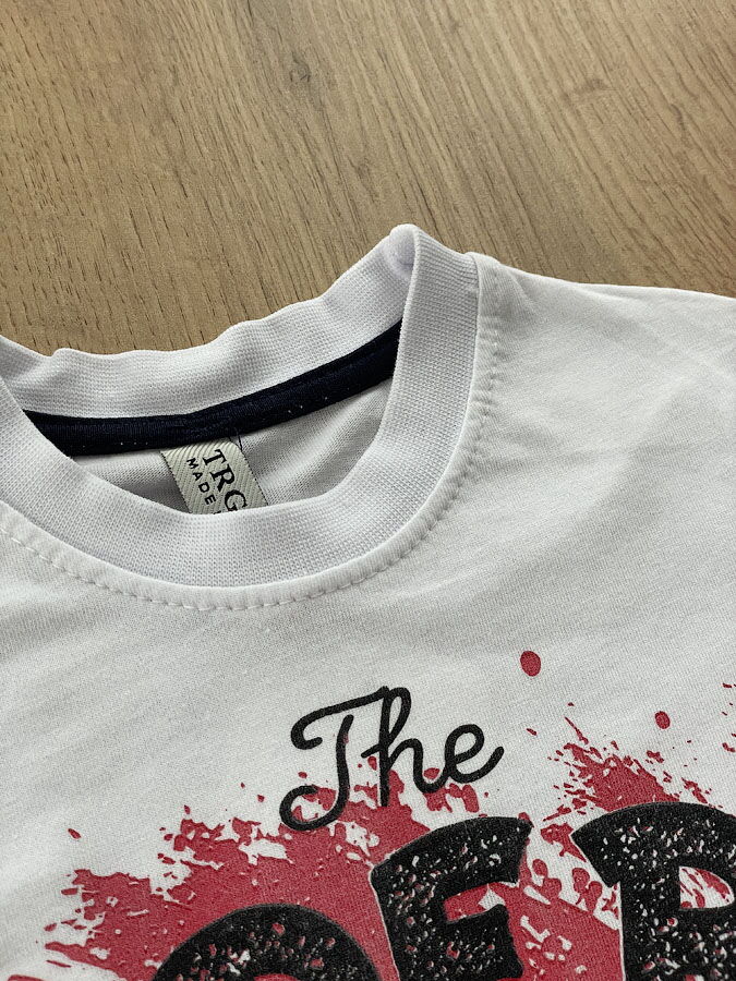 Футболка для мальчика Rider белая 57423 - фото