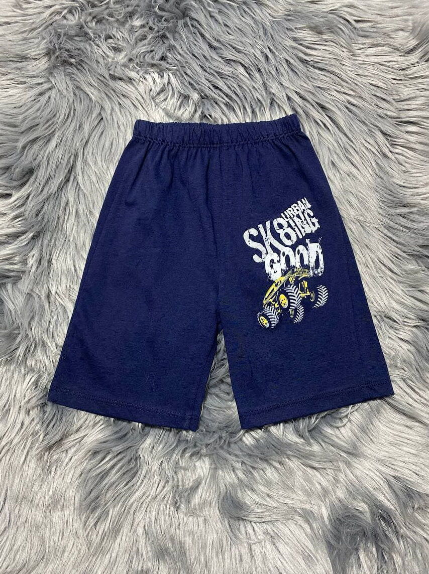 Комплект для мальчика футболка и шорты серый Road 5010-117 - размеры