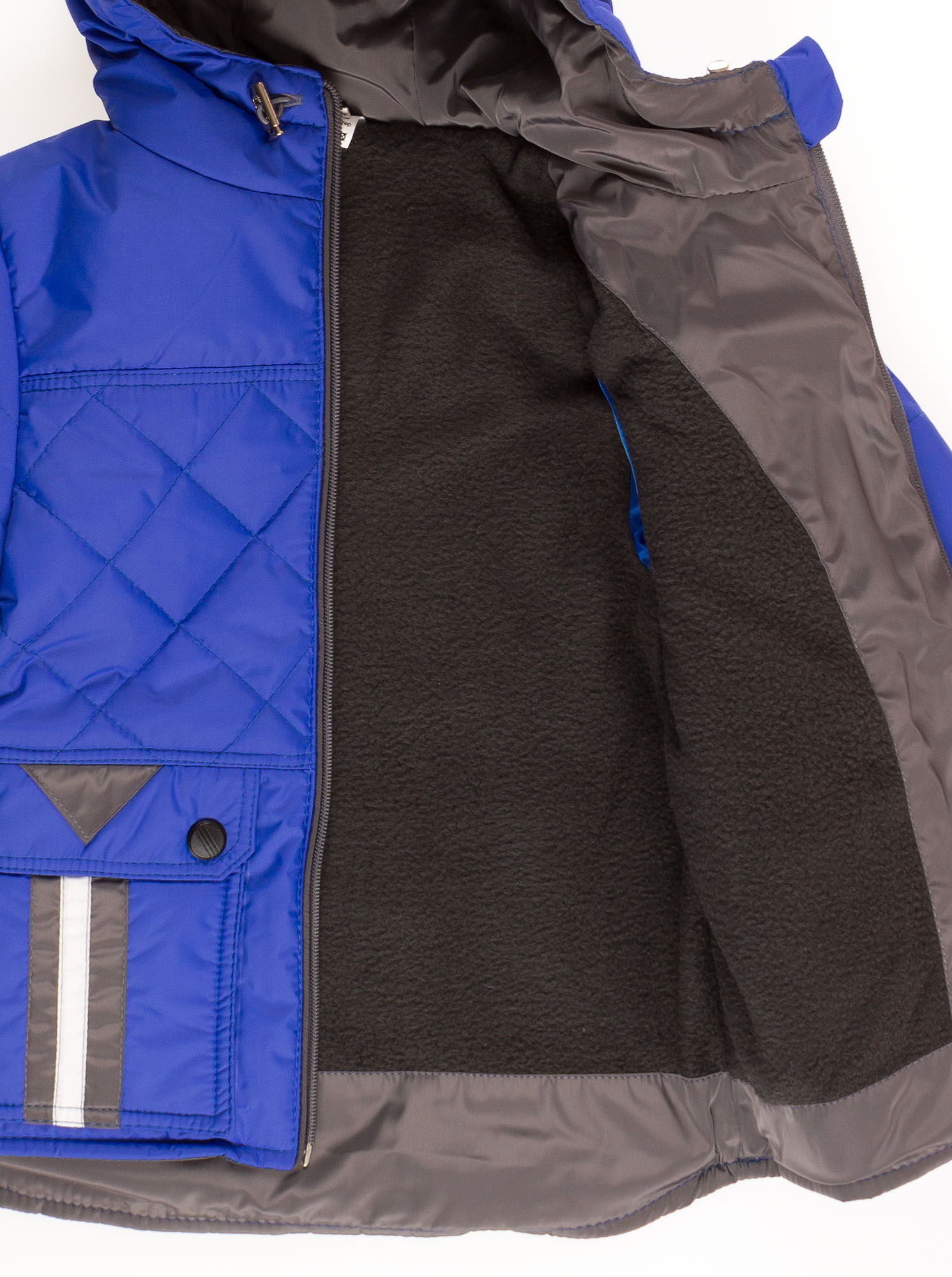 Куртка для мальчика ОДЯГАЙКО синяя 22112 - размеры