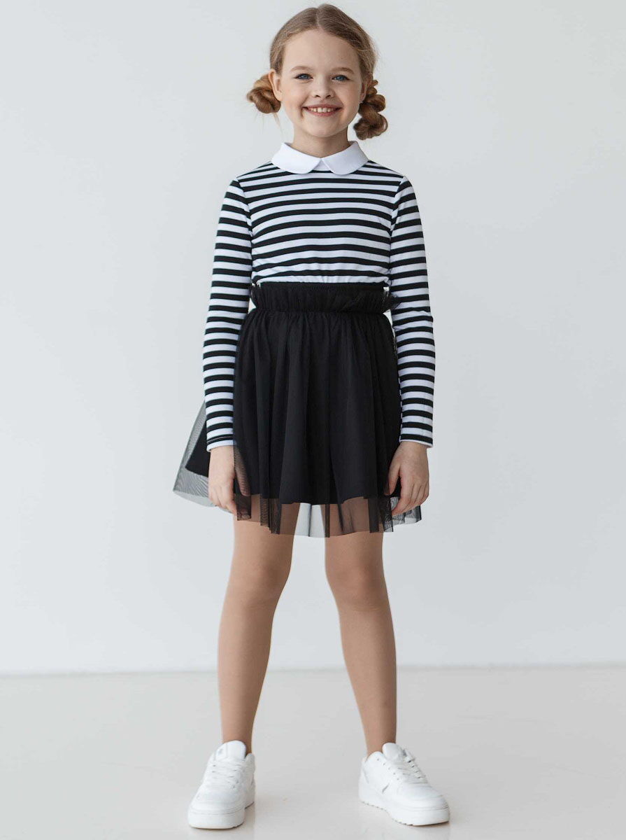 Юбка школьная для девочки SUZIE Прю синяя 72103  - картинка