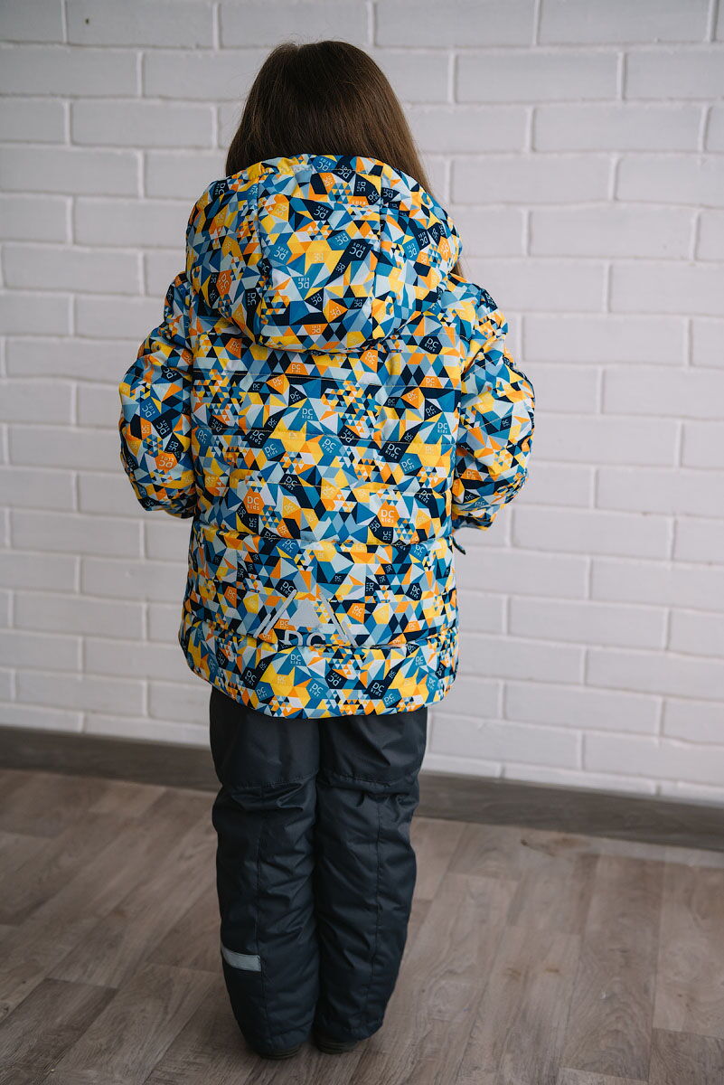 Зимний мембранный комбинезон DCkids Тейлор желтый - фото