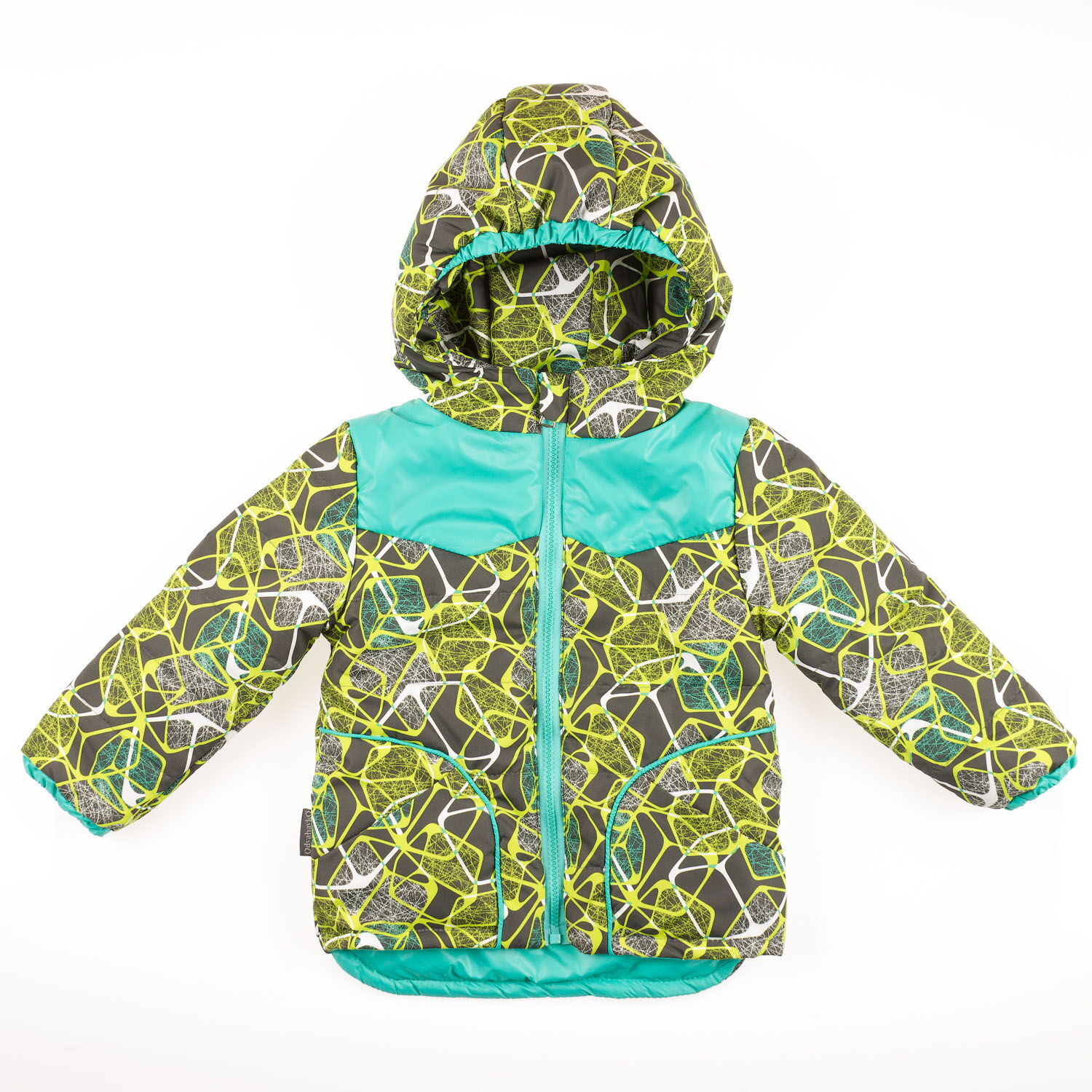 Куртка для мальчика ОДЯГАЙКО Паутинка зеленая 22096 - цена
