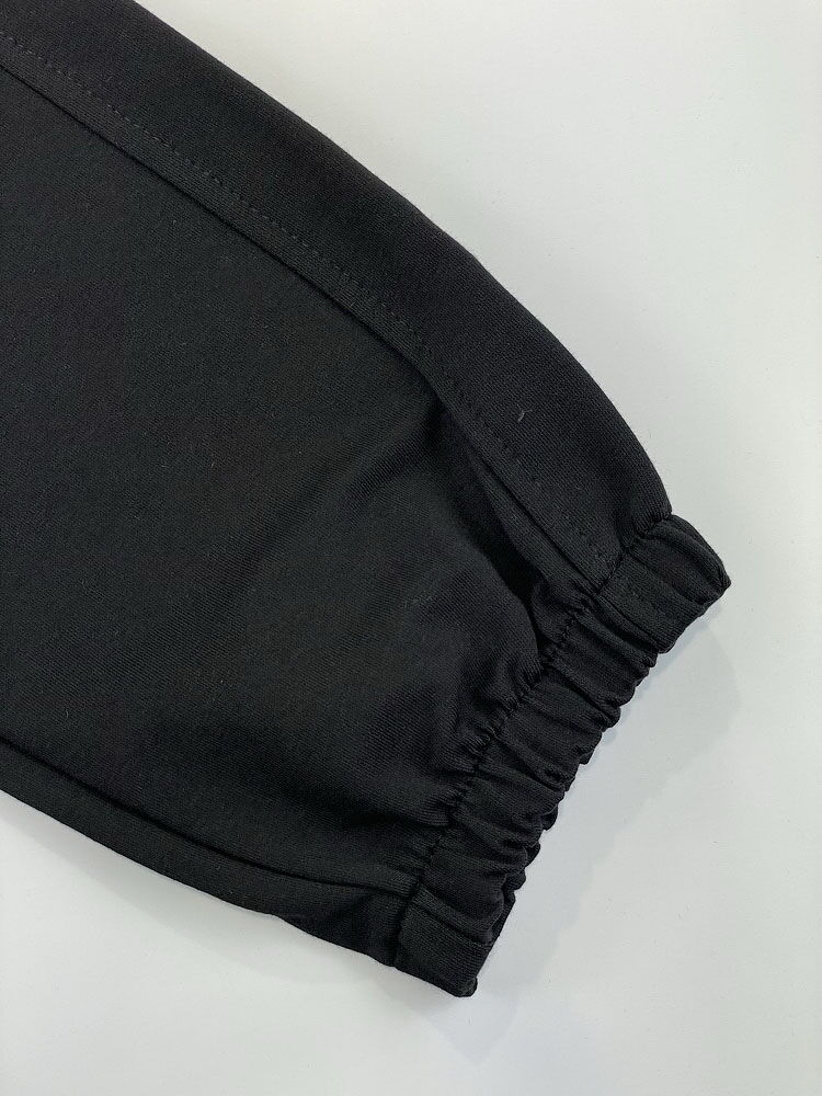 Спортивный костюм для девочки черный 1207 - размеры