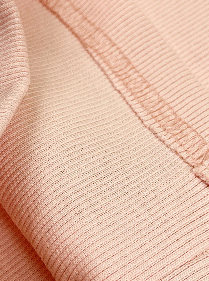 Трикотажная майка в рубчик для девочки Cuties пудра 2097 - размеры