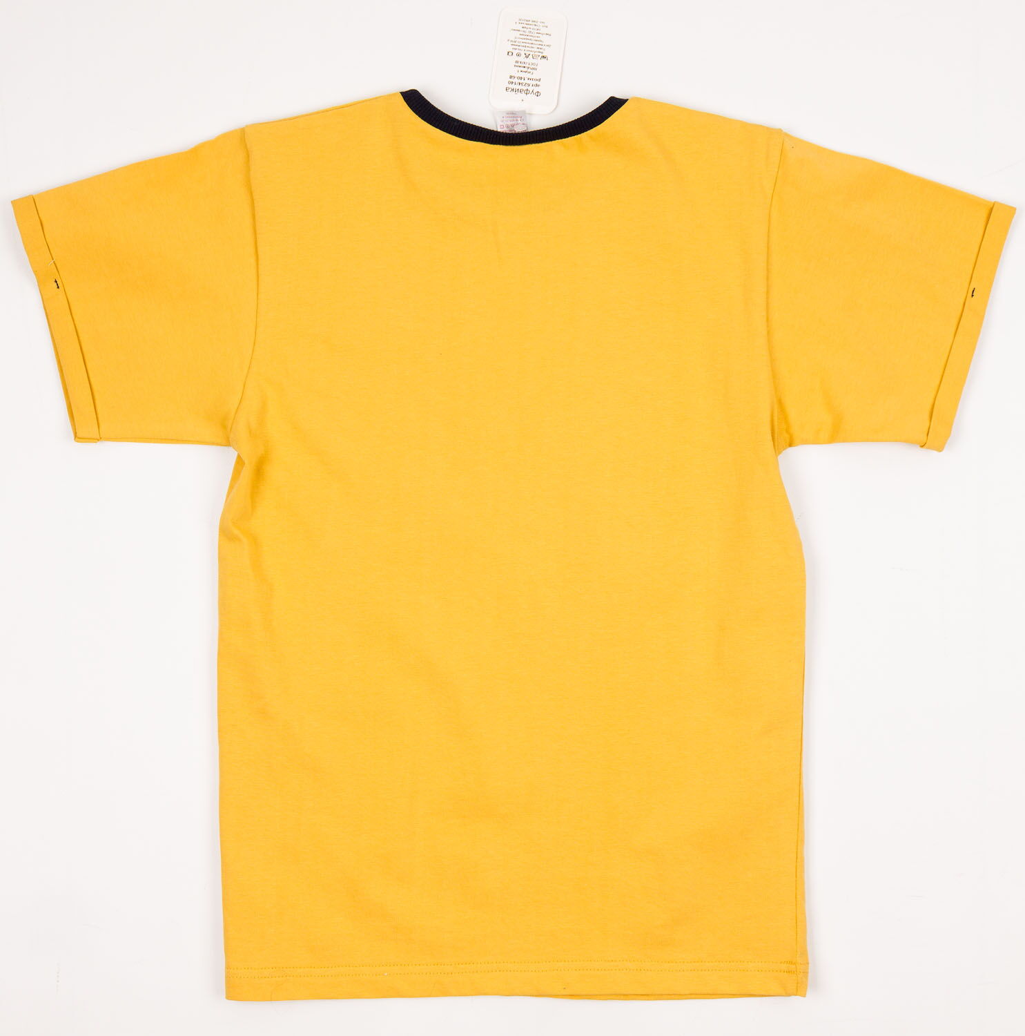 Футболка для мальчика Денди Джойстики горчичная 6234 - фото