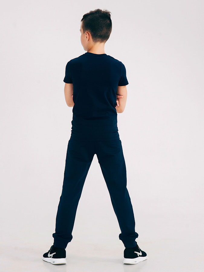 Спортивные штаны для мальчика SMIL темно-синие 115460/115441/115442 - фото