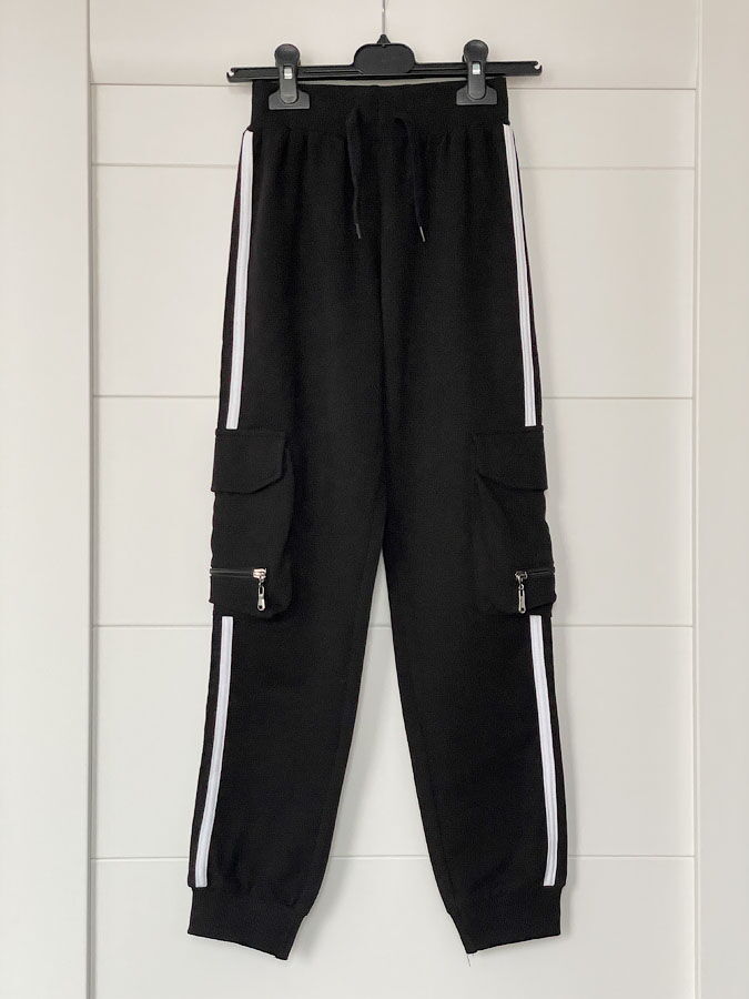 Спортивные штаны детские Breeze черные 16548 - цена