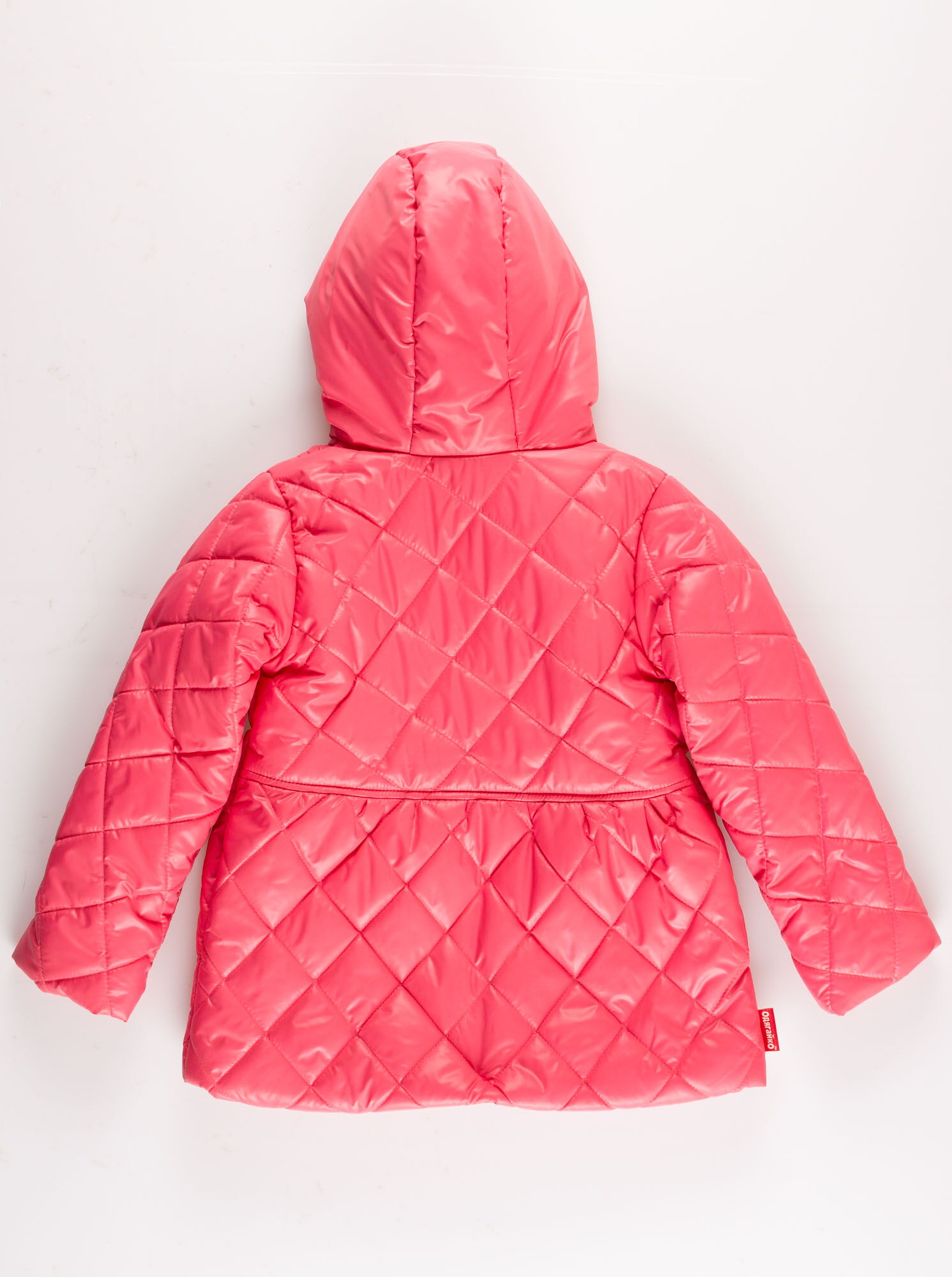Куртка для девочки Одягайко коралловая 22026О - фото