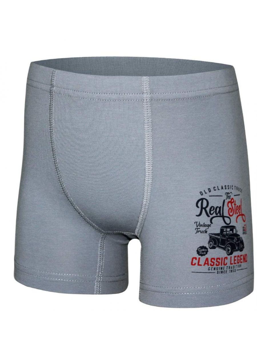 Трусы-боксеры для мальчика Baykar серые 3380 - цена