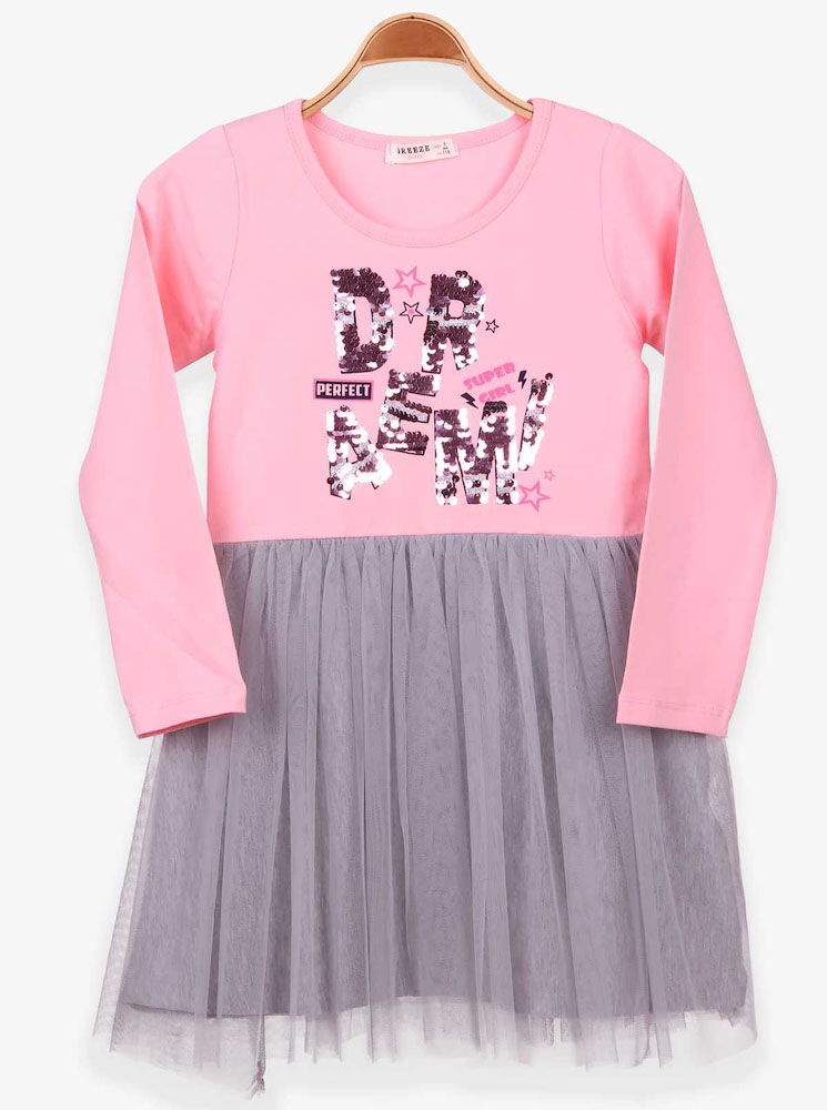 Платье для девочки Breeze Dream розовое 17045 - цена