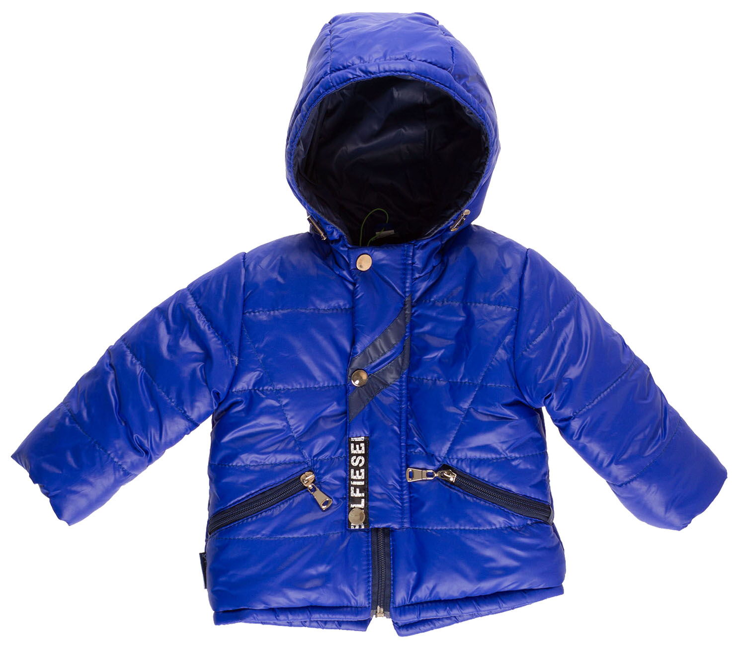 Куртка зимняя для мальчика Одягайко синяя 20044 - цена