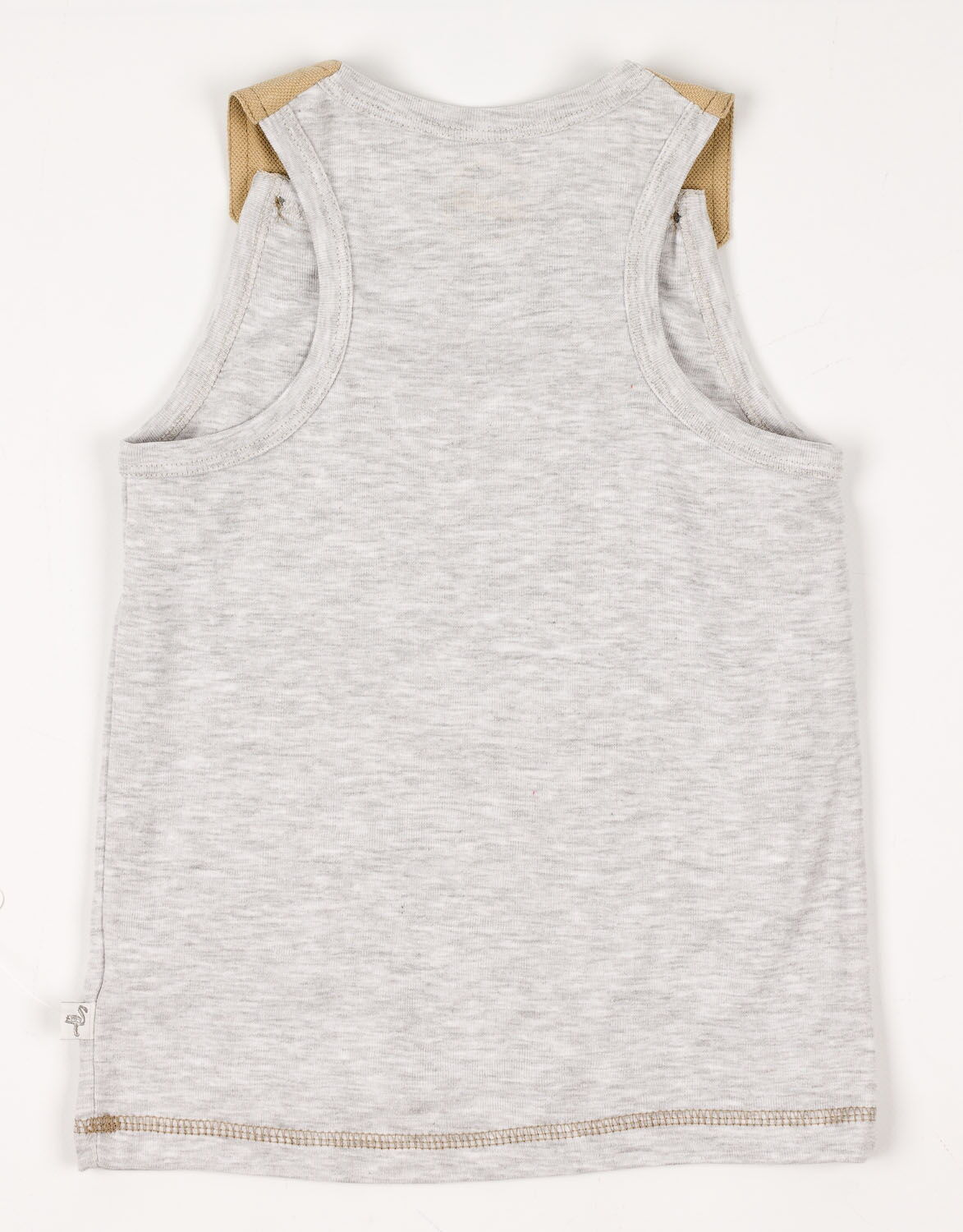 Комплект для мальчика (майка+шорты) Фламинго бежевый 911-1303 - картинка