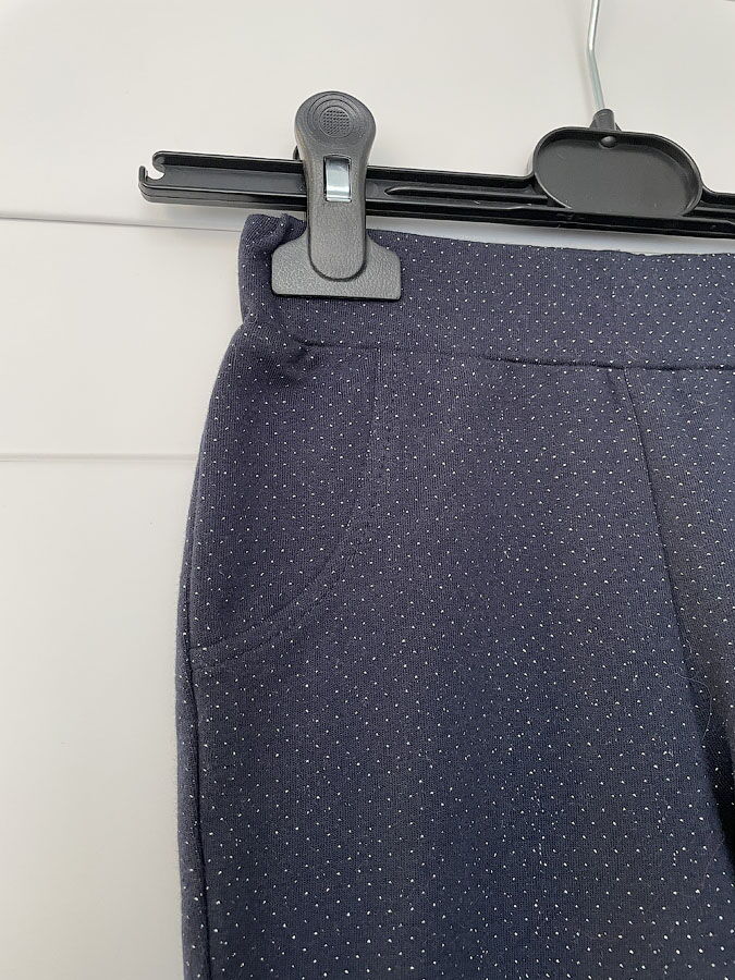 Брючки для девочки Mevis синие 3946-04 - фотография