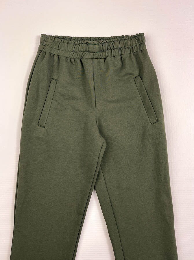 Спортивные штаны для мальчика Kidzo темно-зеленые 2108 - фото