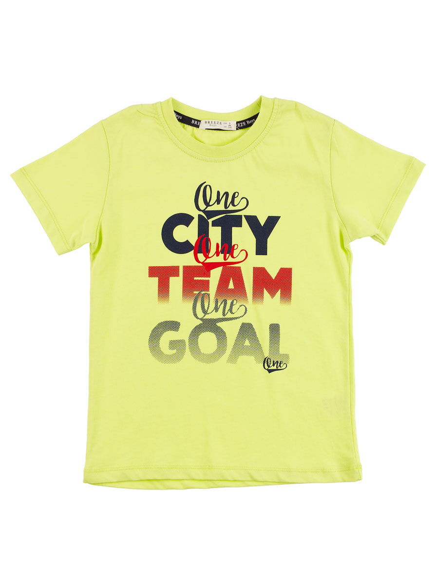 Комплект футболка и шорты Breeze Team салатовый 12407 - размеры