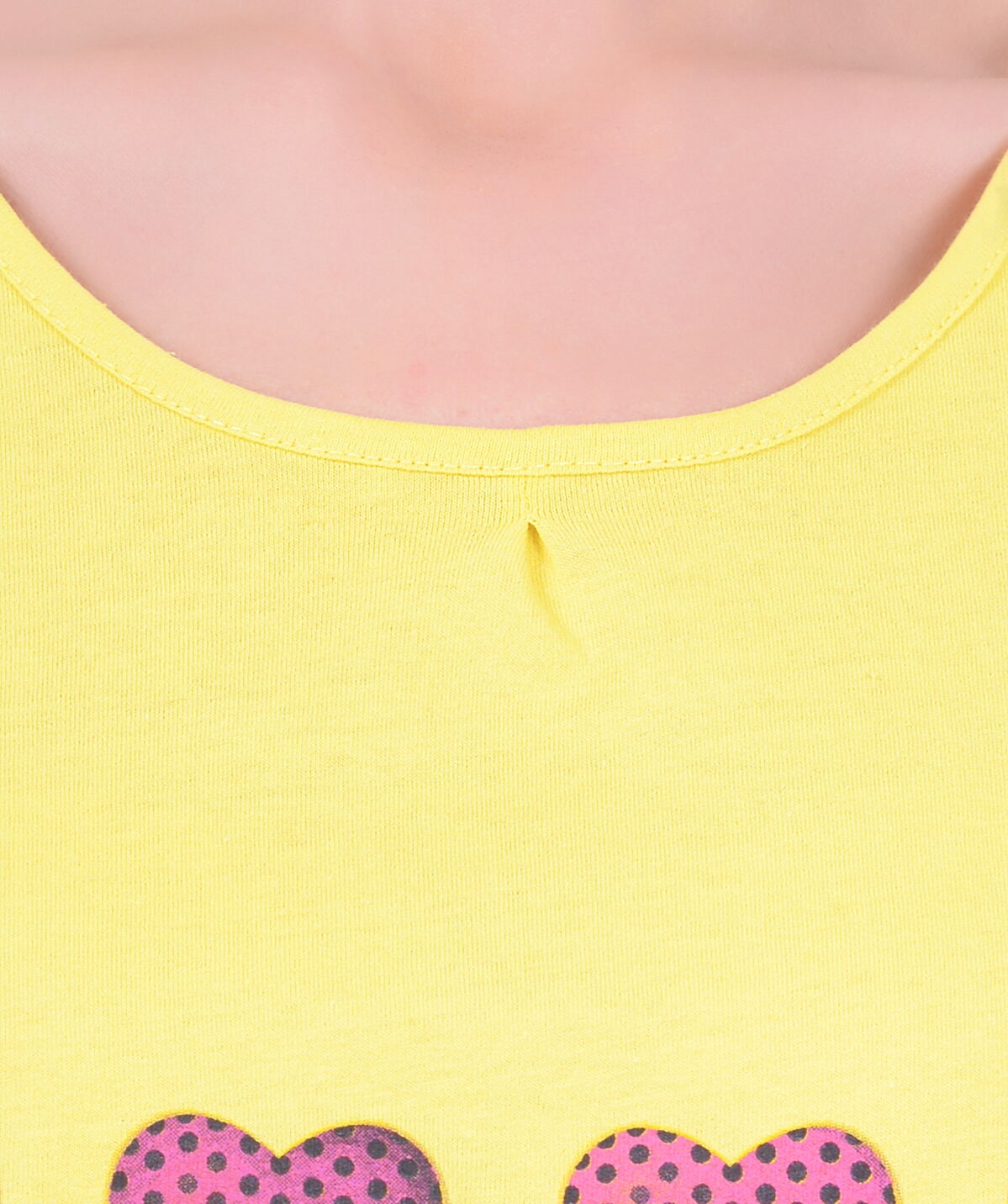 Комплект женский (футболка+штаны) MISS FIRST  I LOVE YOU желтый - картинка